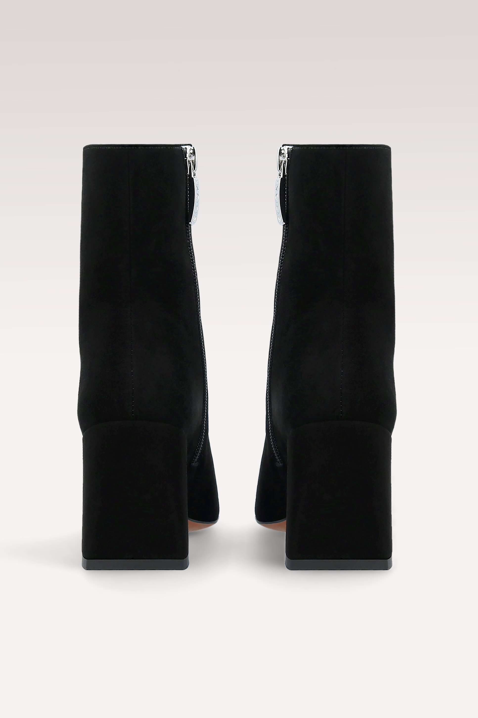 JOLIE 01 BLACK SUEDE LEATHER ANKLE BOOTS