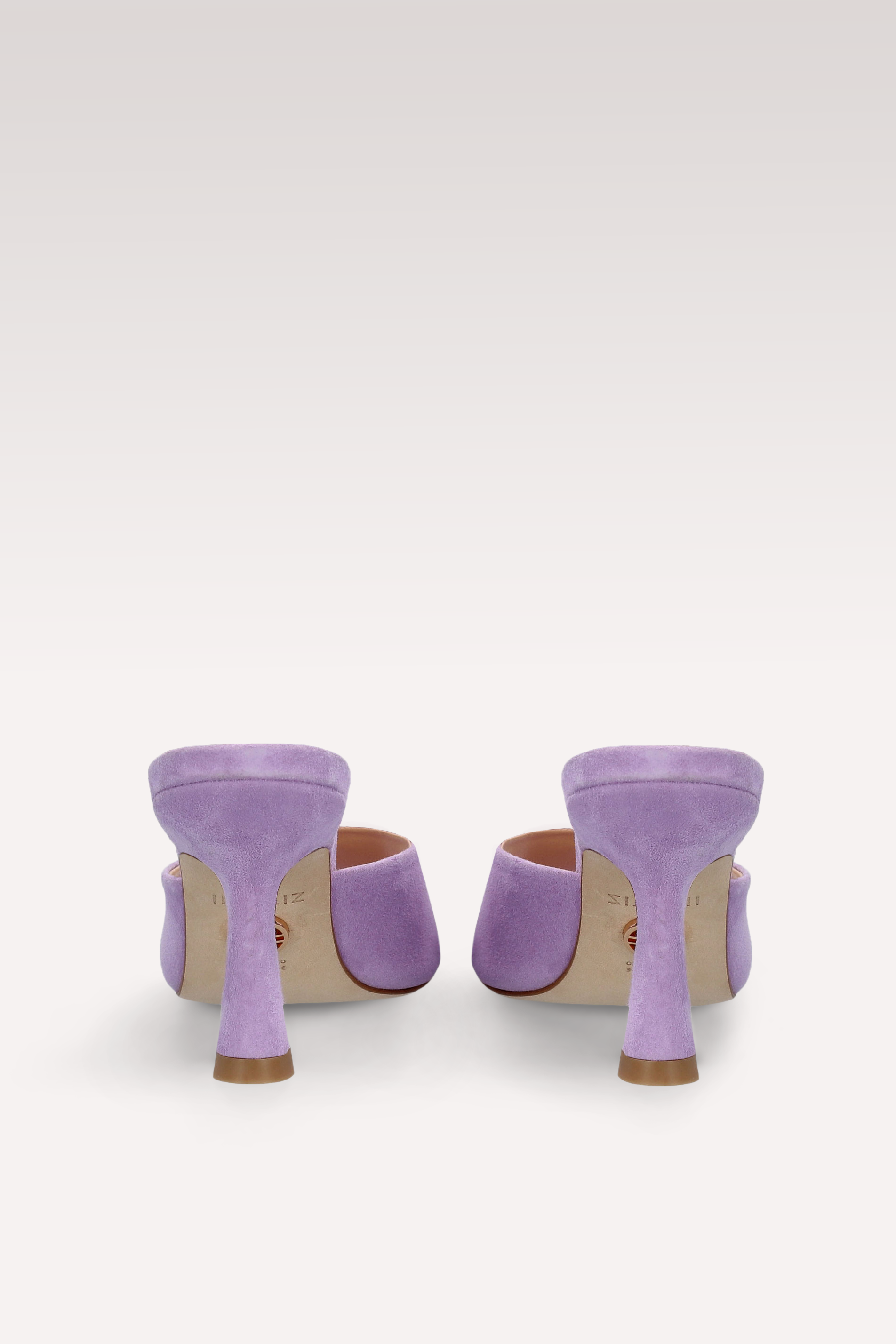 RENY PURPLE SUEDE LEATHER MULES