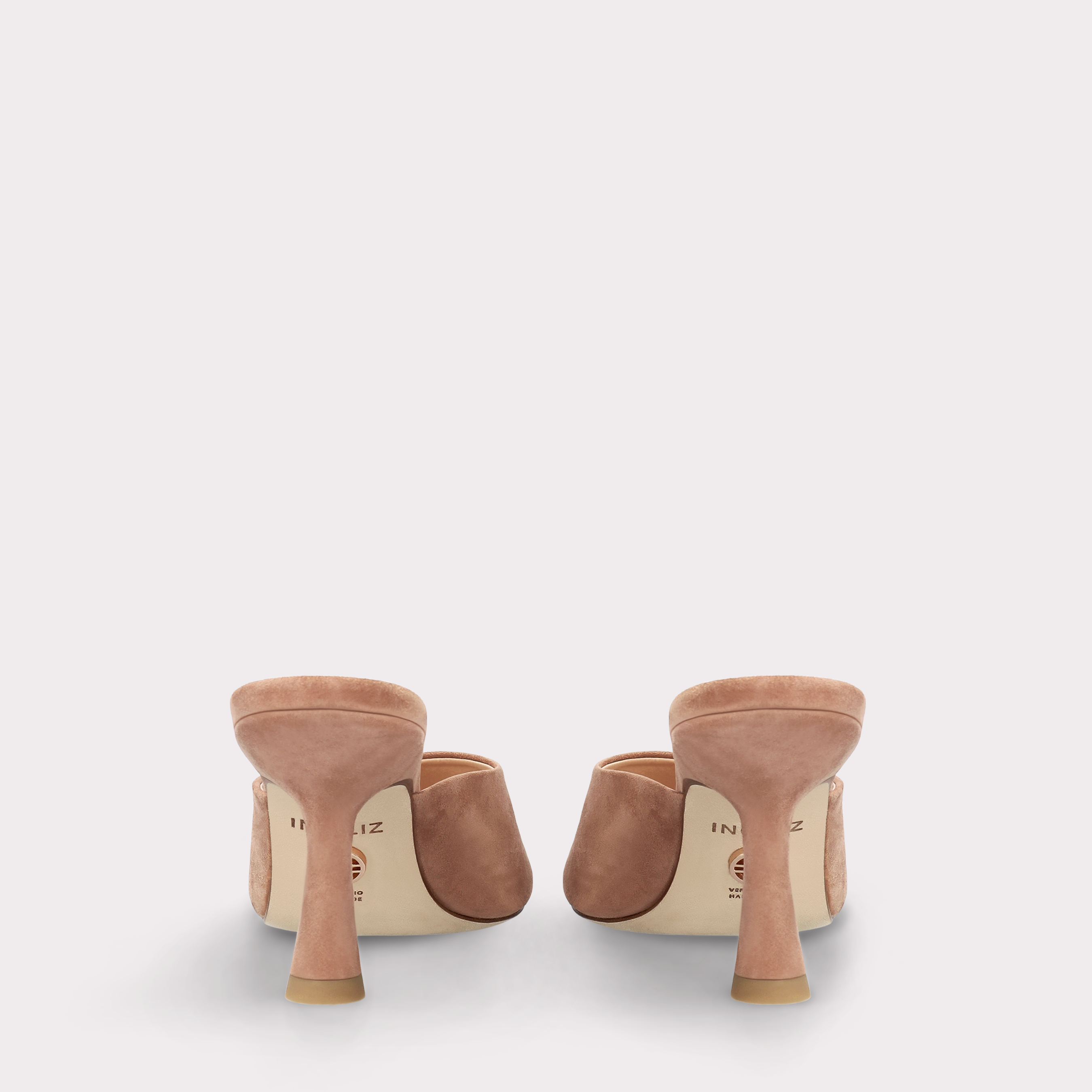 RENY BROWN SUEDE LEATHER MULES