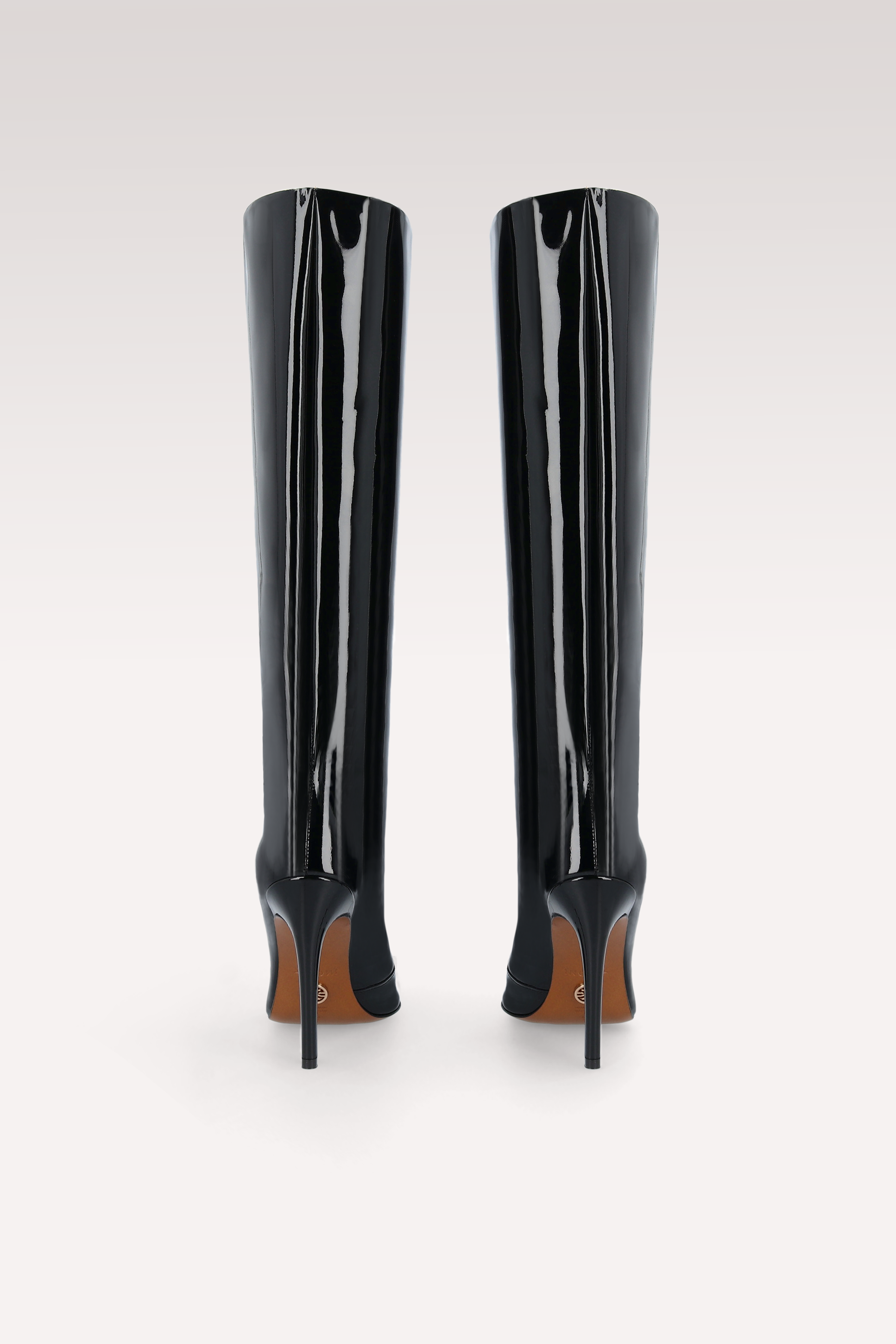 ANASTASIA 02 BLACK PATENT LEATHER BOOTS