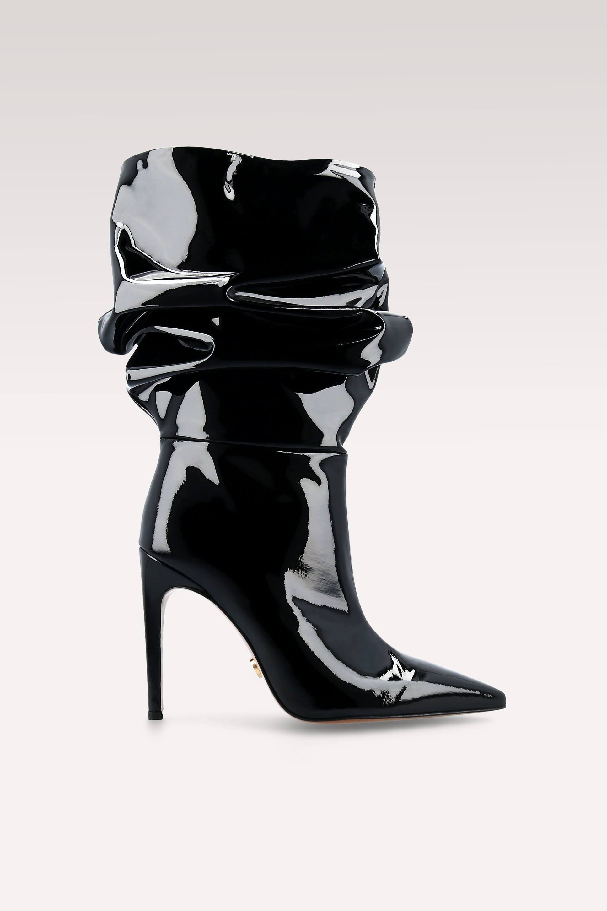 GRACE 03 BLACK PATENT LEATHER BOOTS