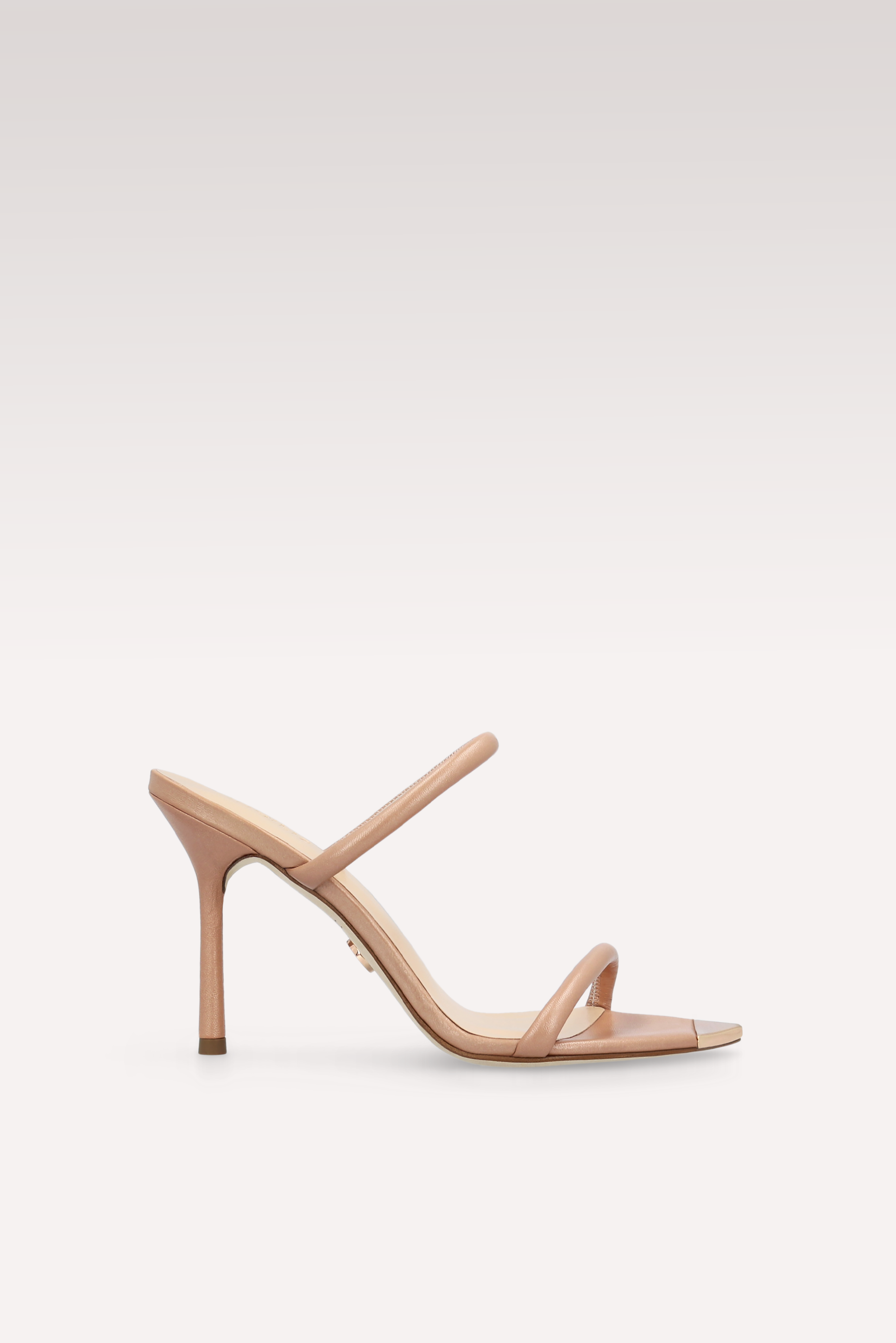 ANNY 99 NUDE LEATHER MULES