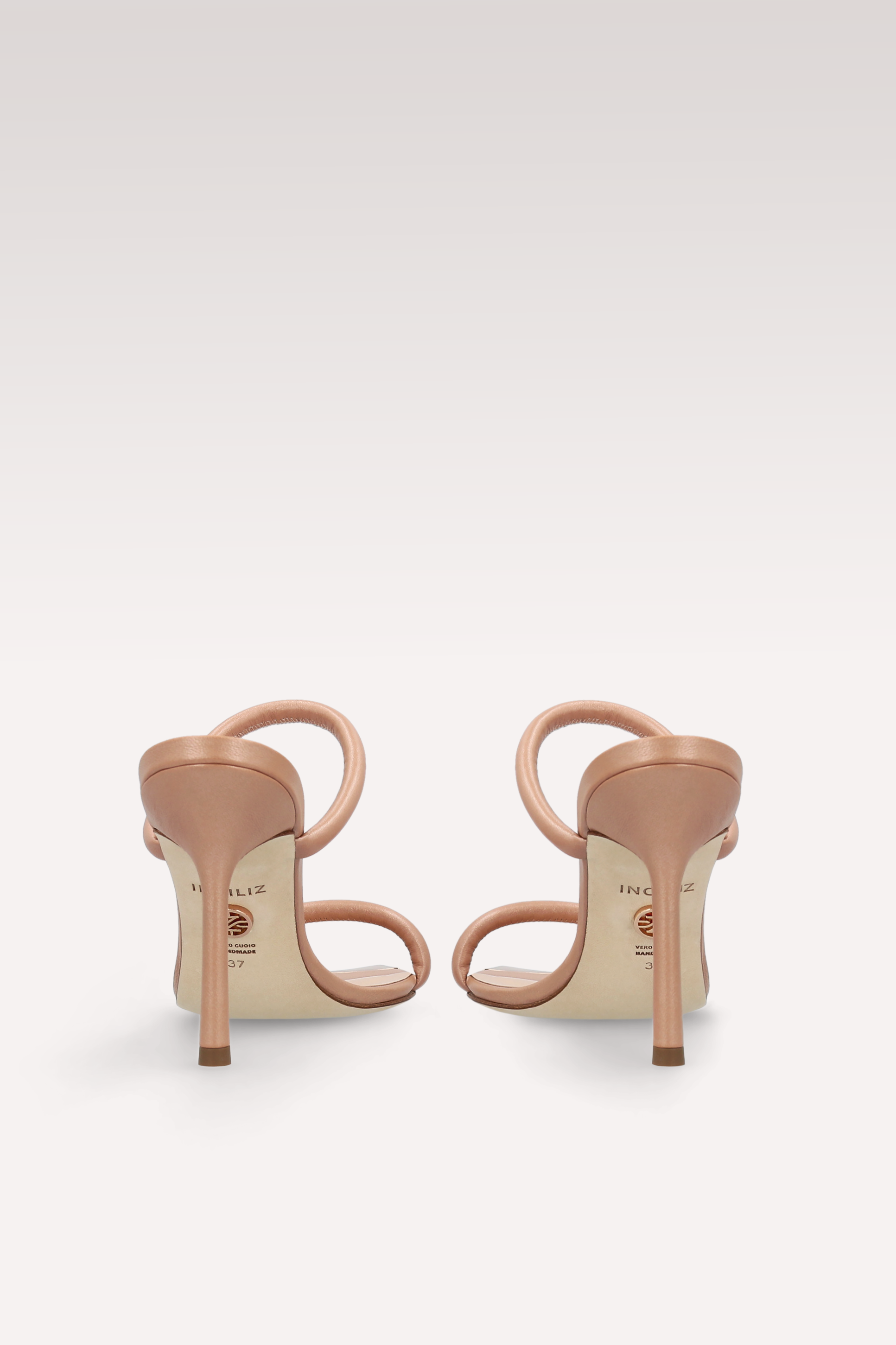 ANNY 99 NUDE LEATHER MULES