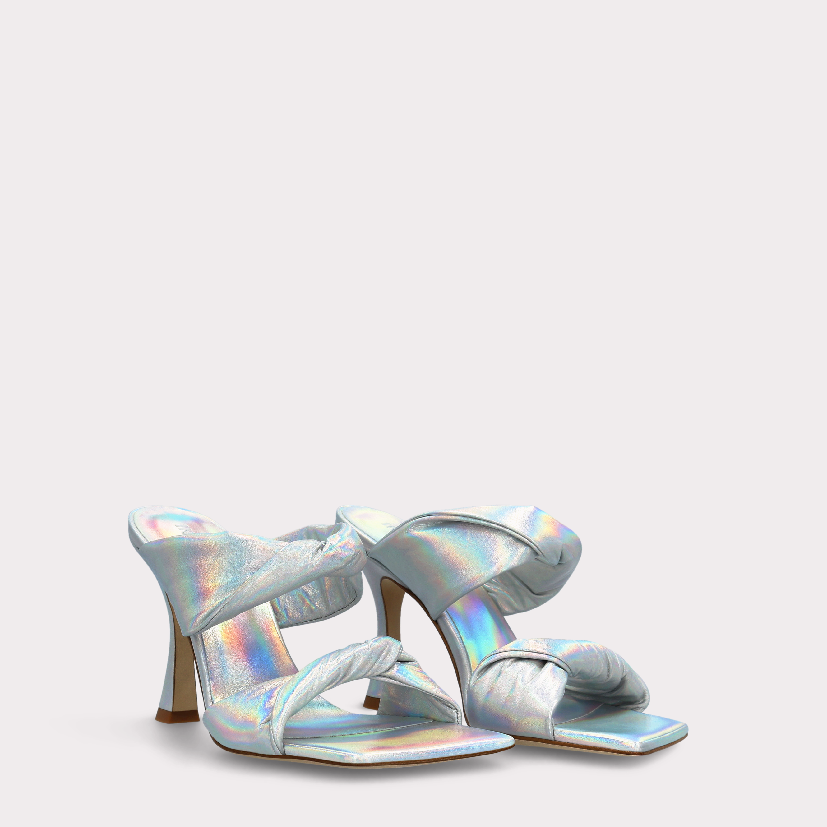 BETTY 30 LASER ARGENTO LEATHER