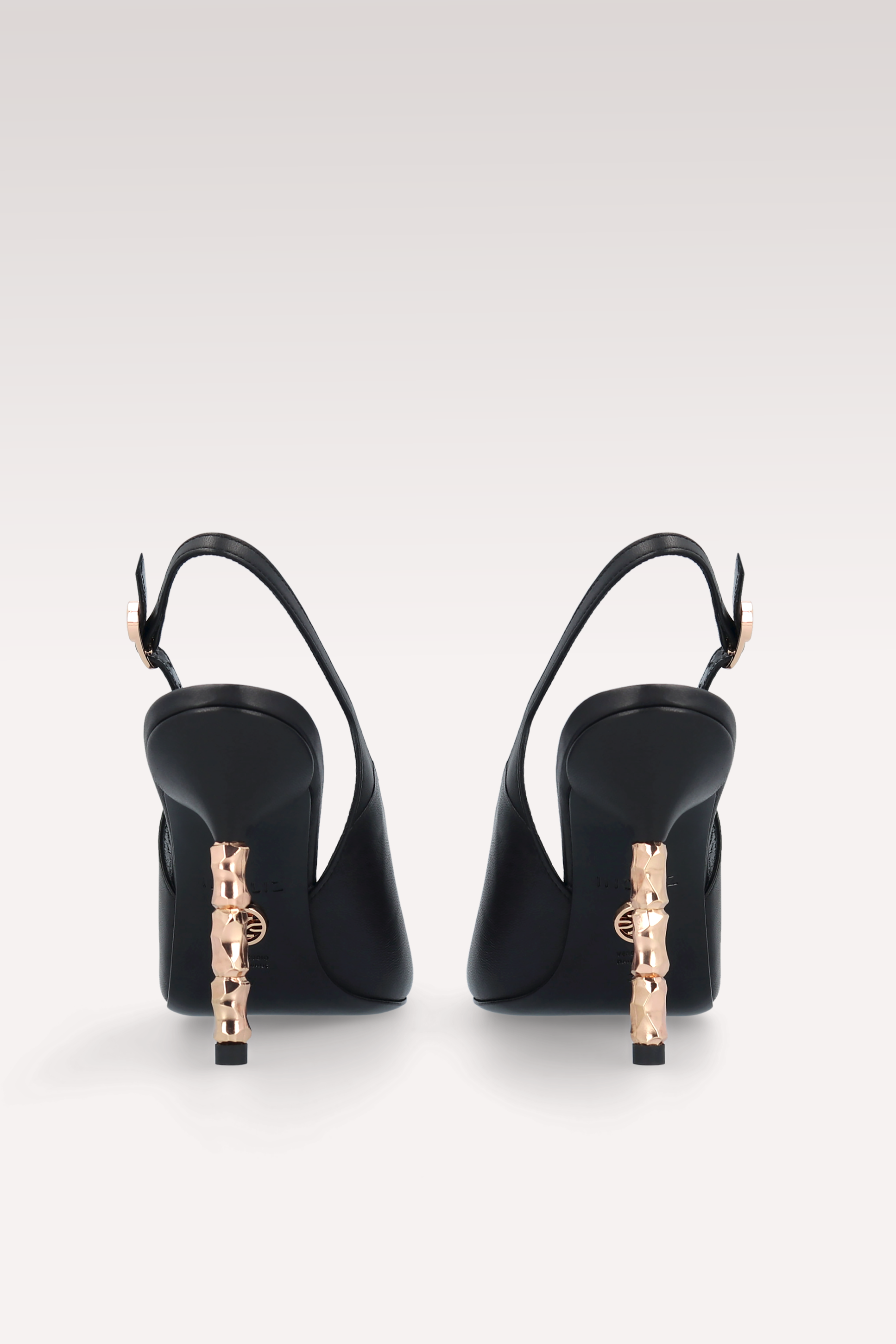 ASTRID 100 BLACK LEATHER PUMPS