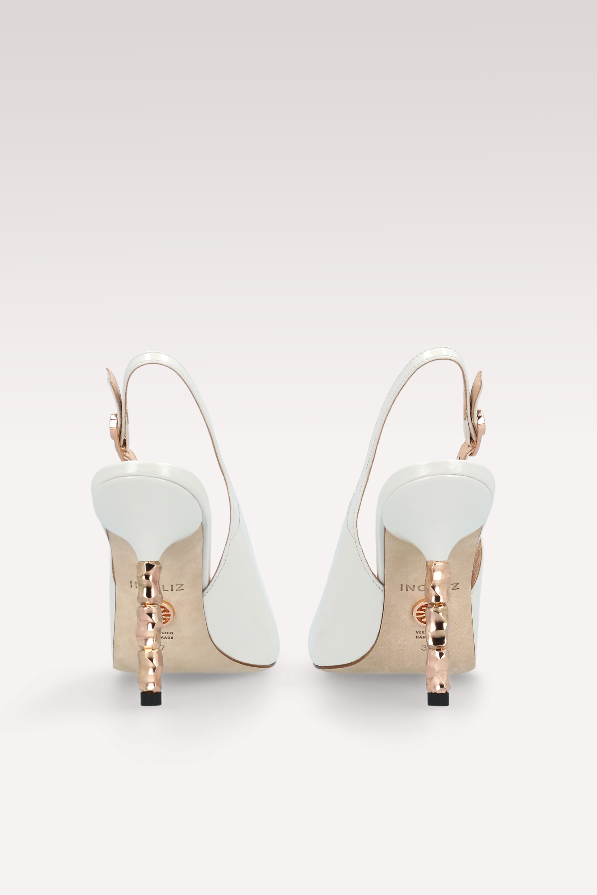 ASTRID 100 IVORY LEATHER PUMPS