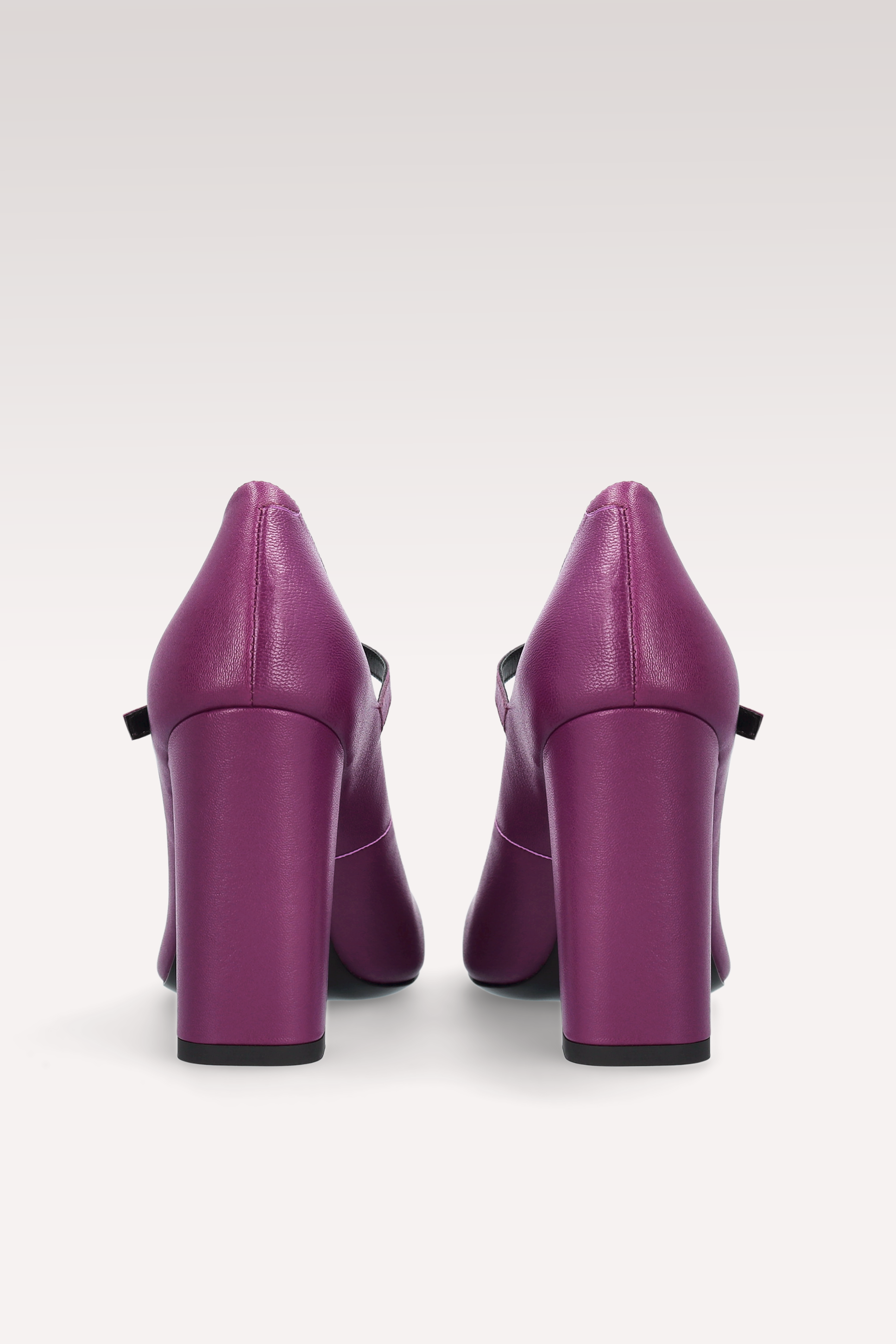 DELMA BEBE 02 PURPLE SMOOTH LEATHER PUMPS