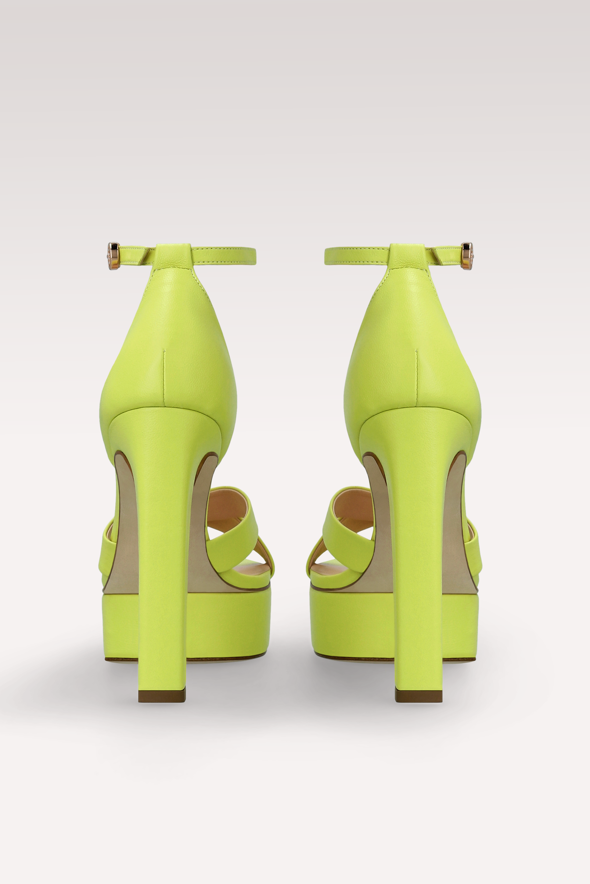 PATTY 03 KIWI COLADA LEATHER SANDALS