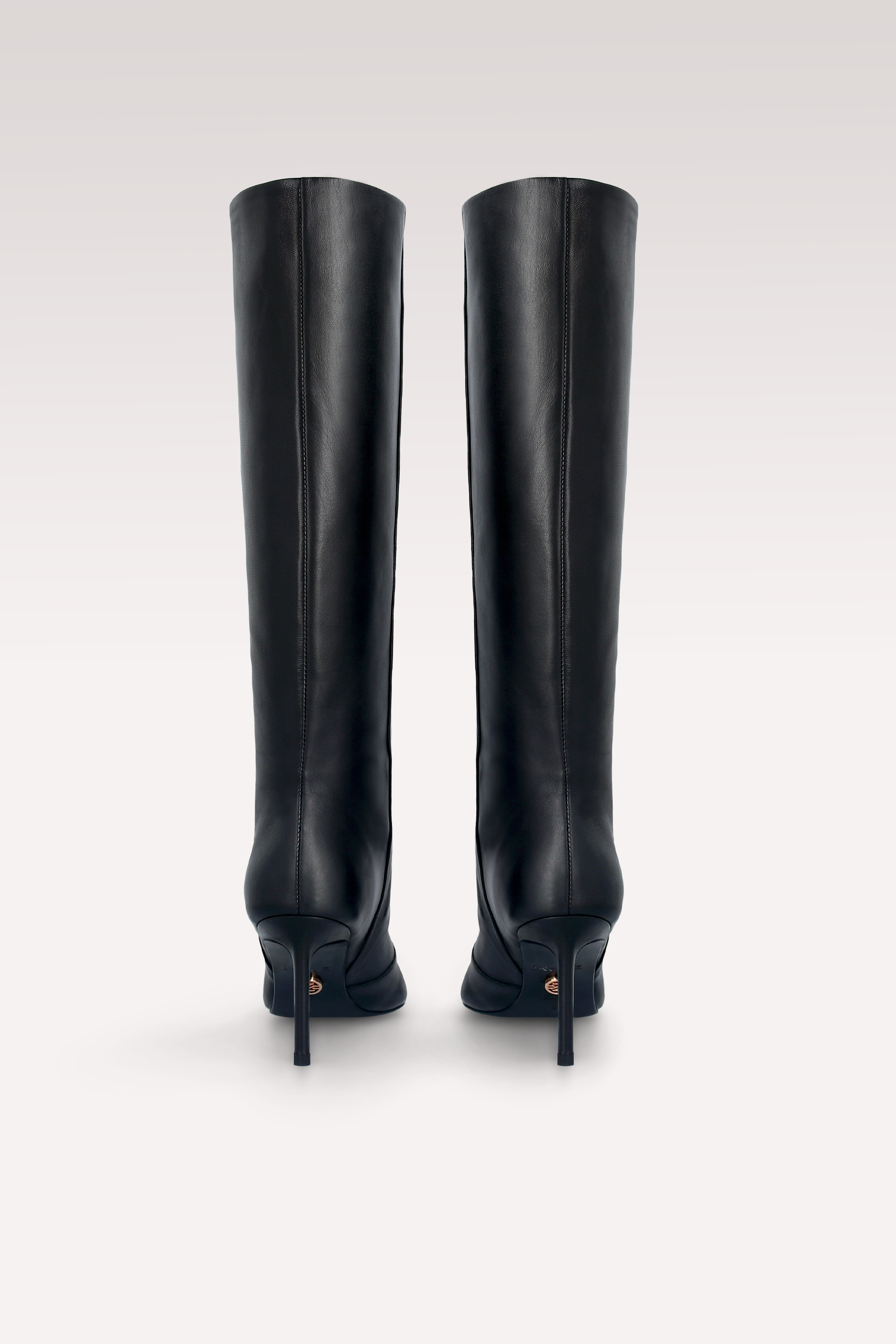 MIA 04 BLACK SMOOTH LEATHER BOOTS