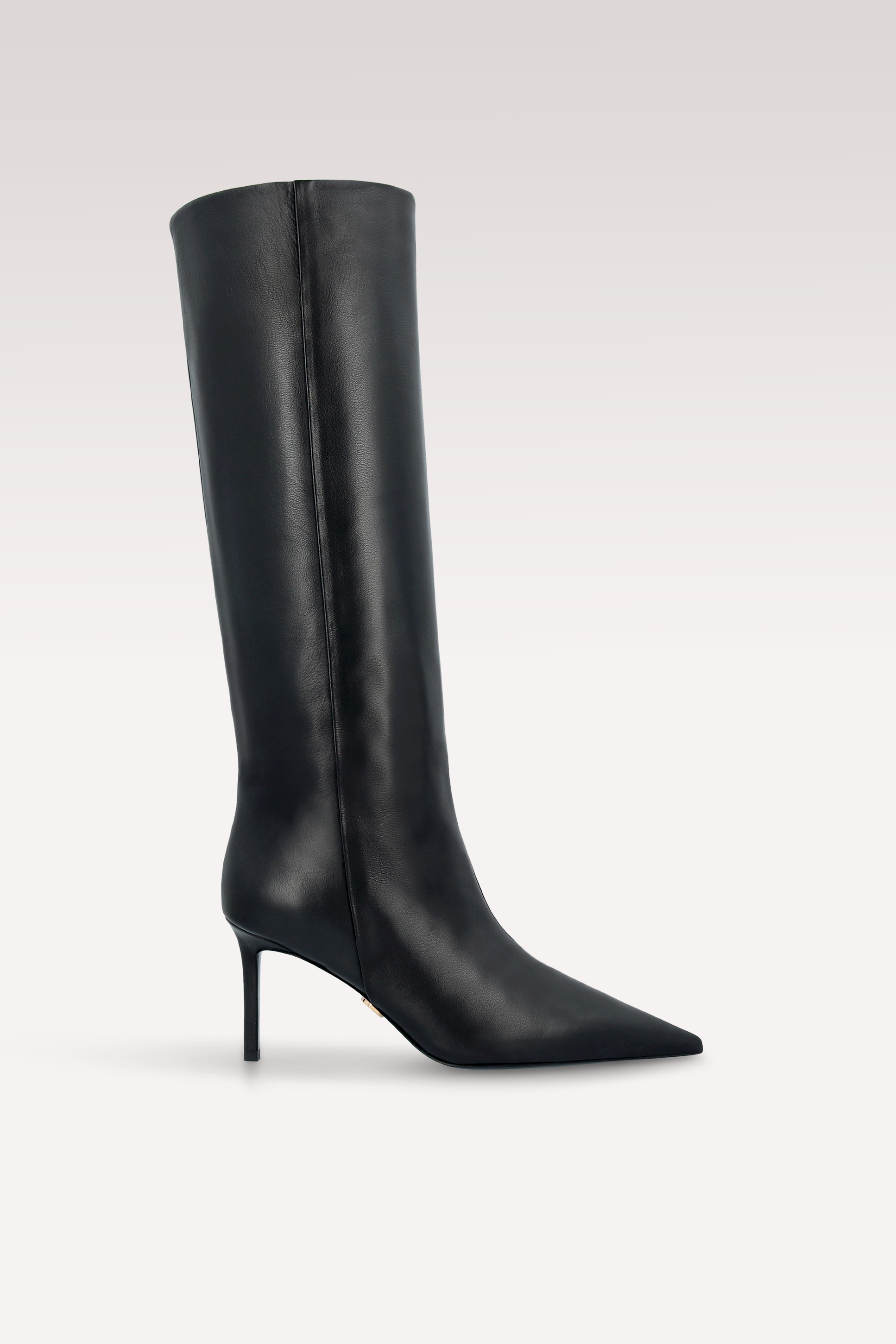 MIA 04 BLACK SMOOTH LEATHER BOOTS