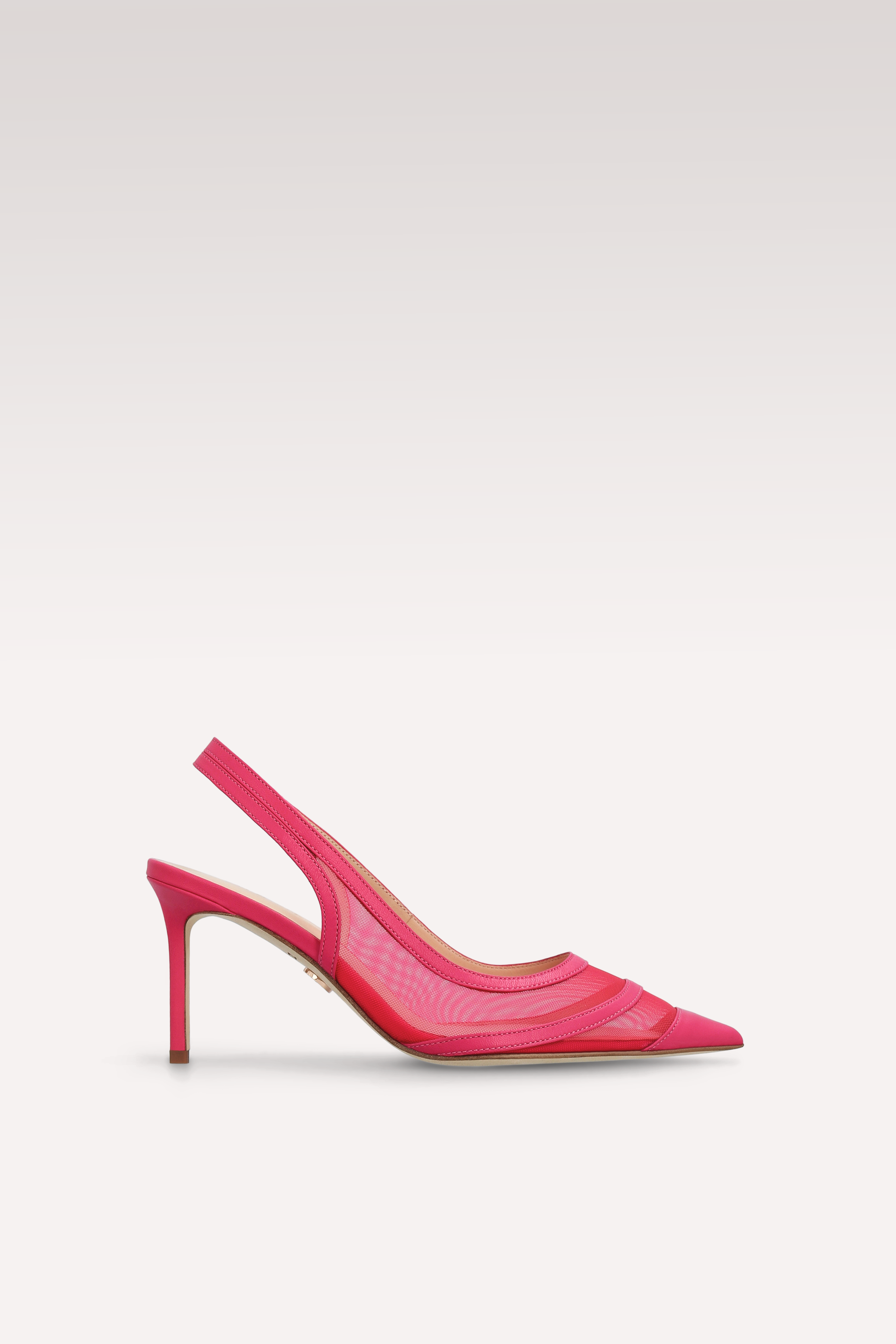 SIENNA CYCLAMEN LEATHER AND MESH PUMPS