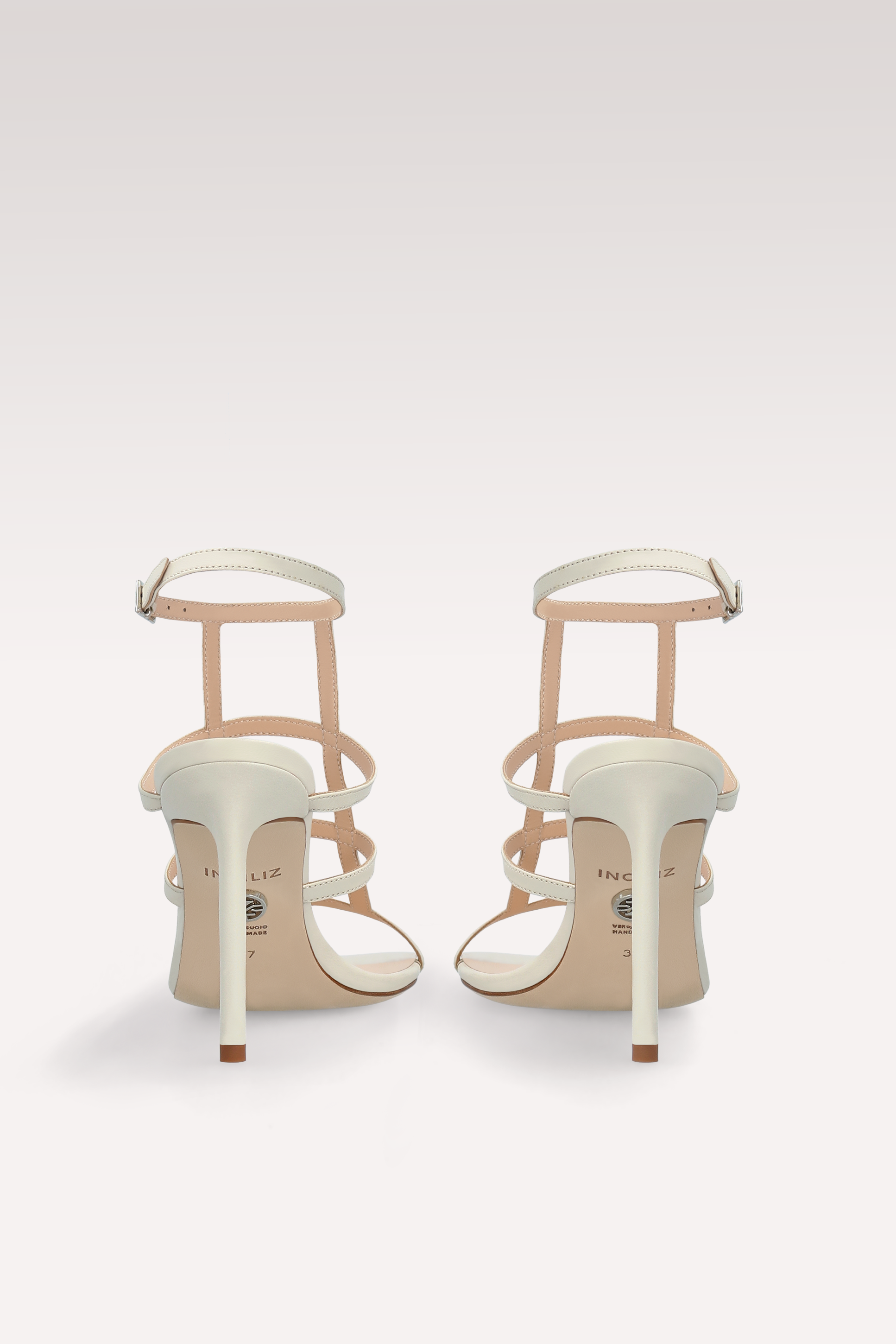 PAULA BEIGE LEATHER SANDALS