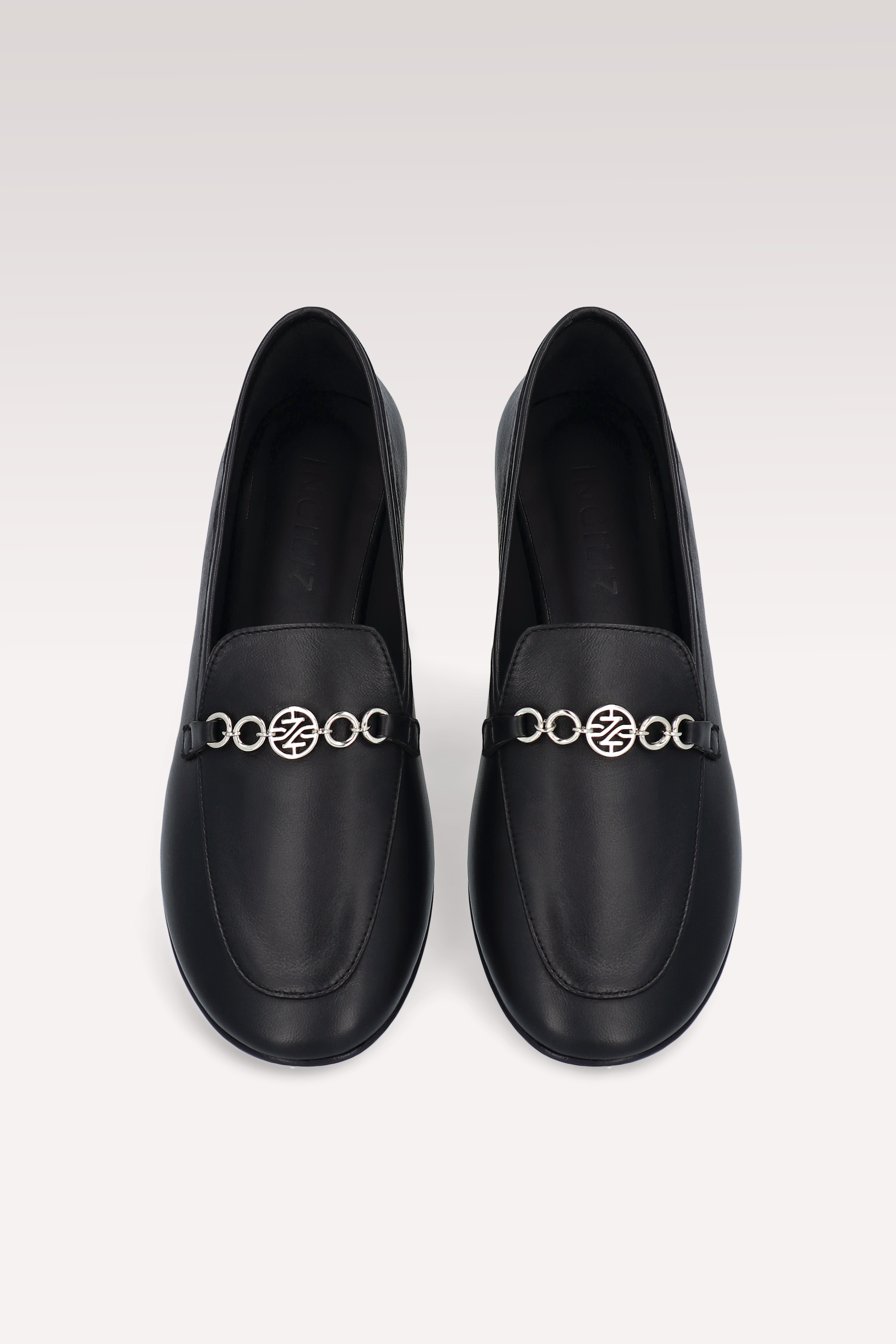 PAMELA BLACK NAPPA LEATHER LOAFERS