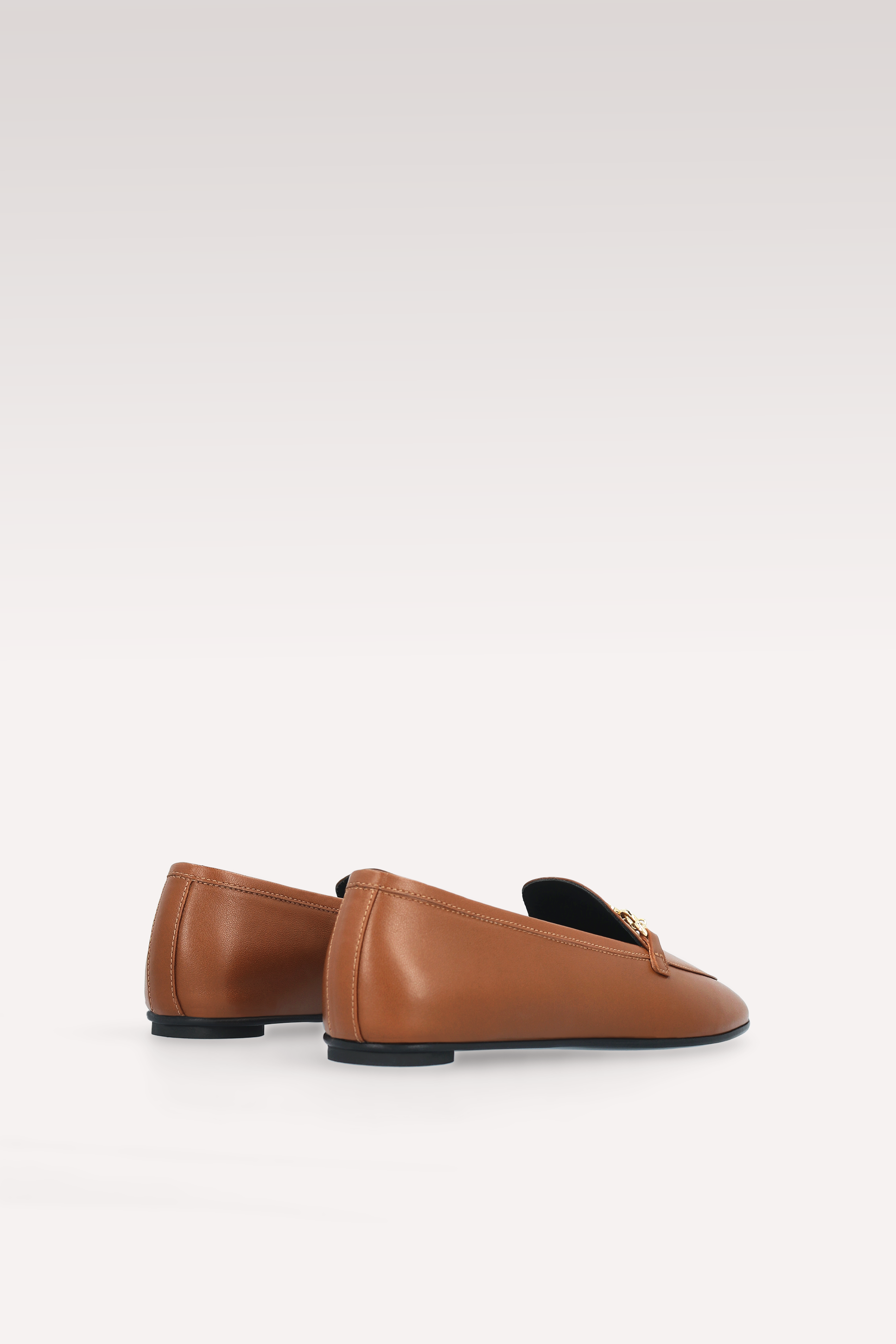 PAMELA BROWN NAPPA LEATHER LOAFERS