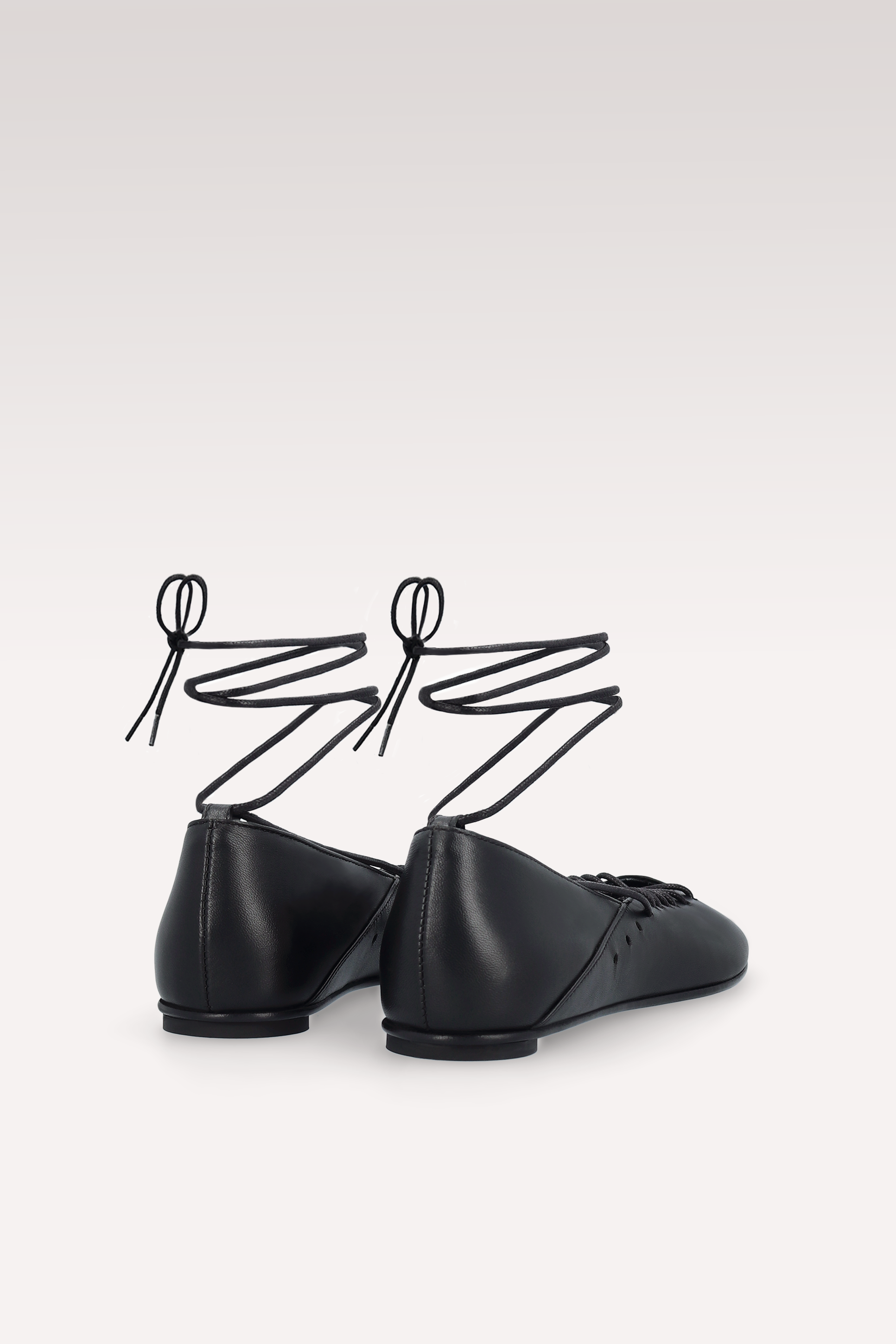 PALOMA BLACK NAPPA LEATHER BALLERINAS