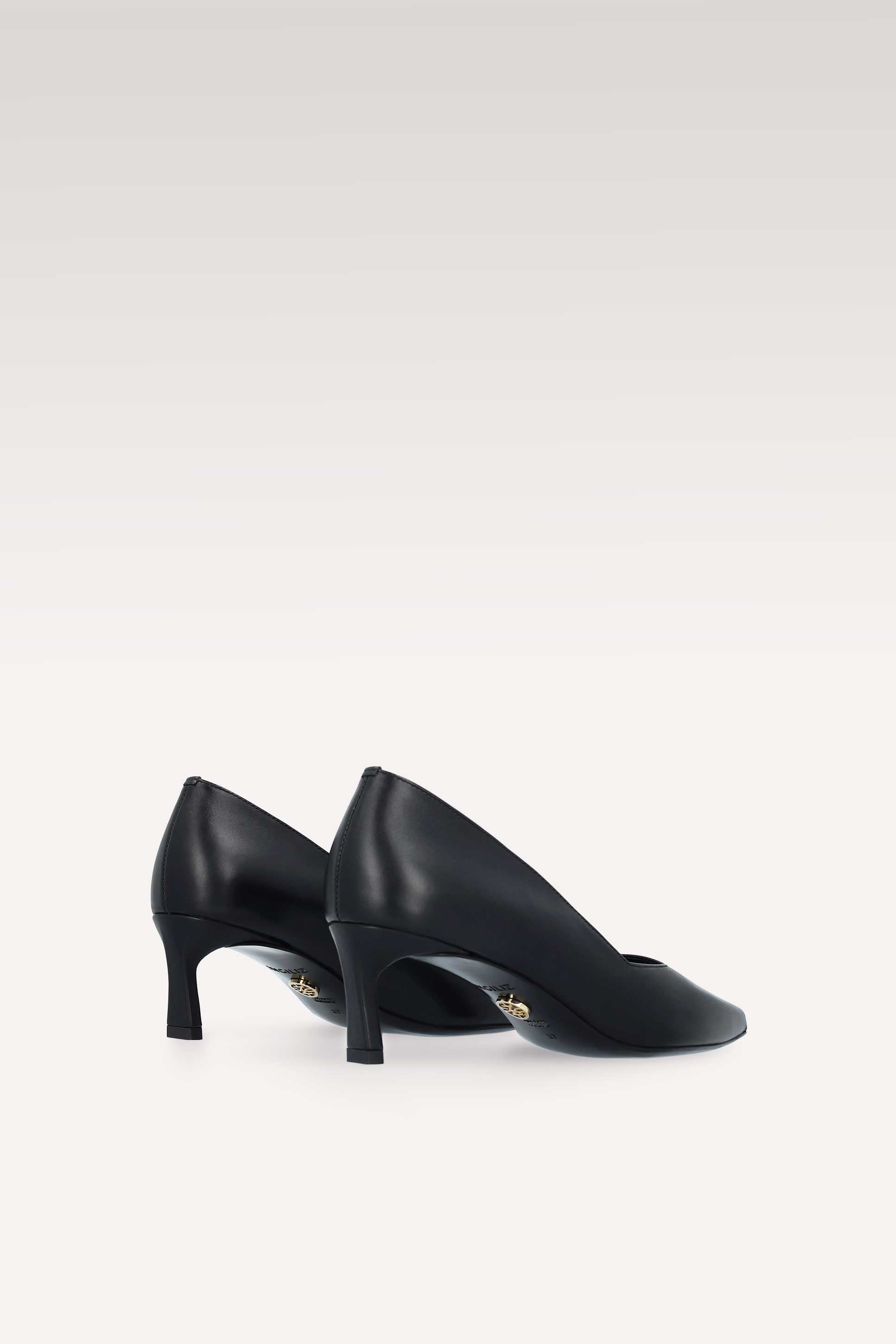 OLIVIA BLACK NAPPA LEATHER PUMPS