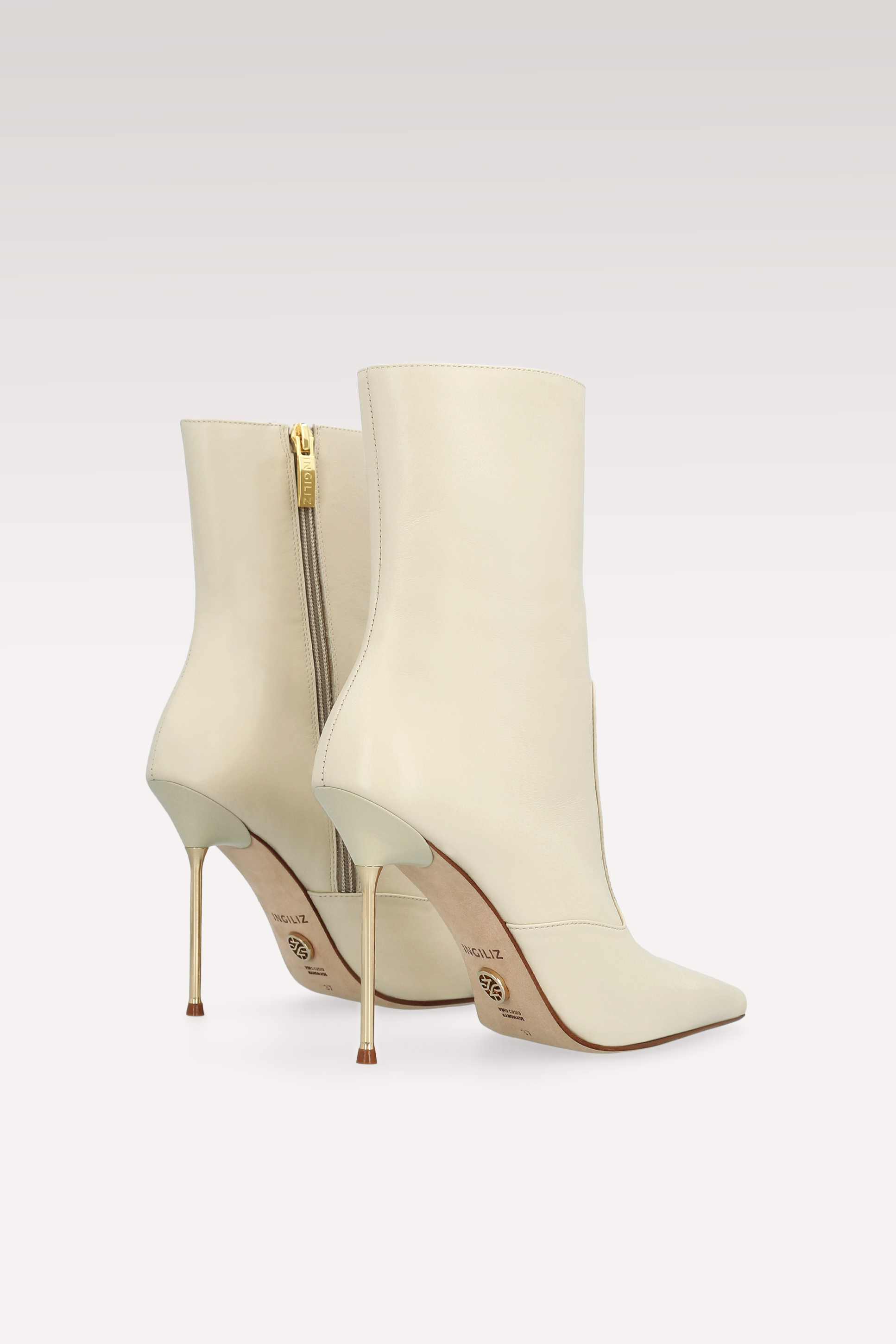SUSAN TOFU NAPPA LEATHER ANKLE BOOTS