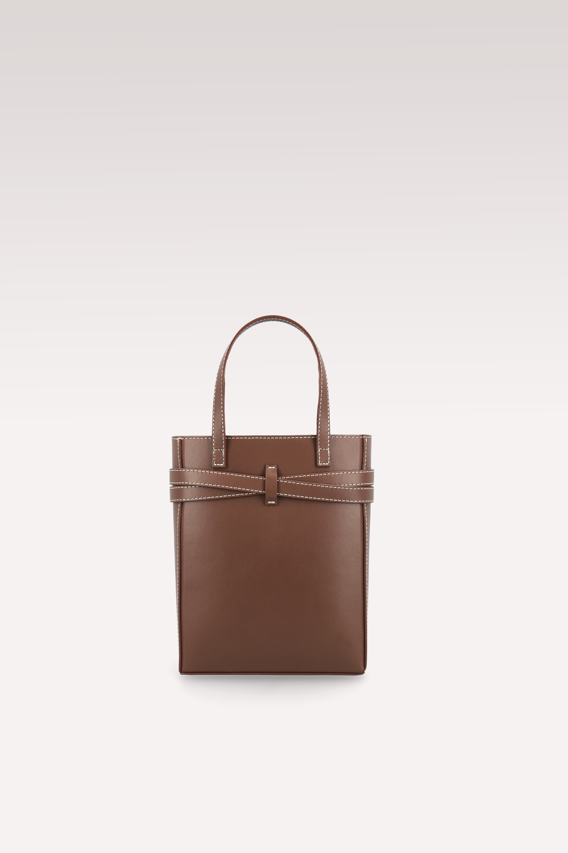 CARRIE CHESTNUT NAPPA LEATHER CROSSBODY BAG