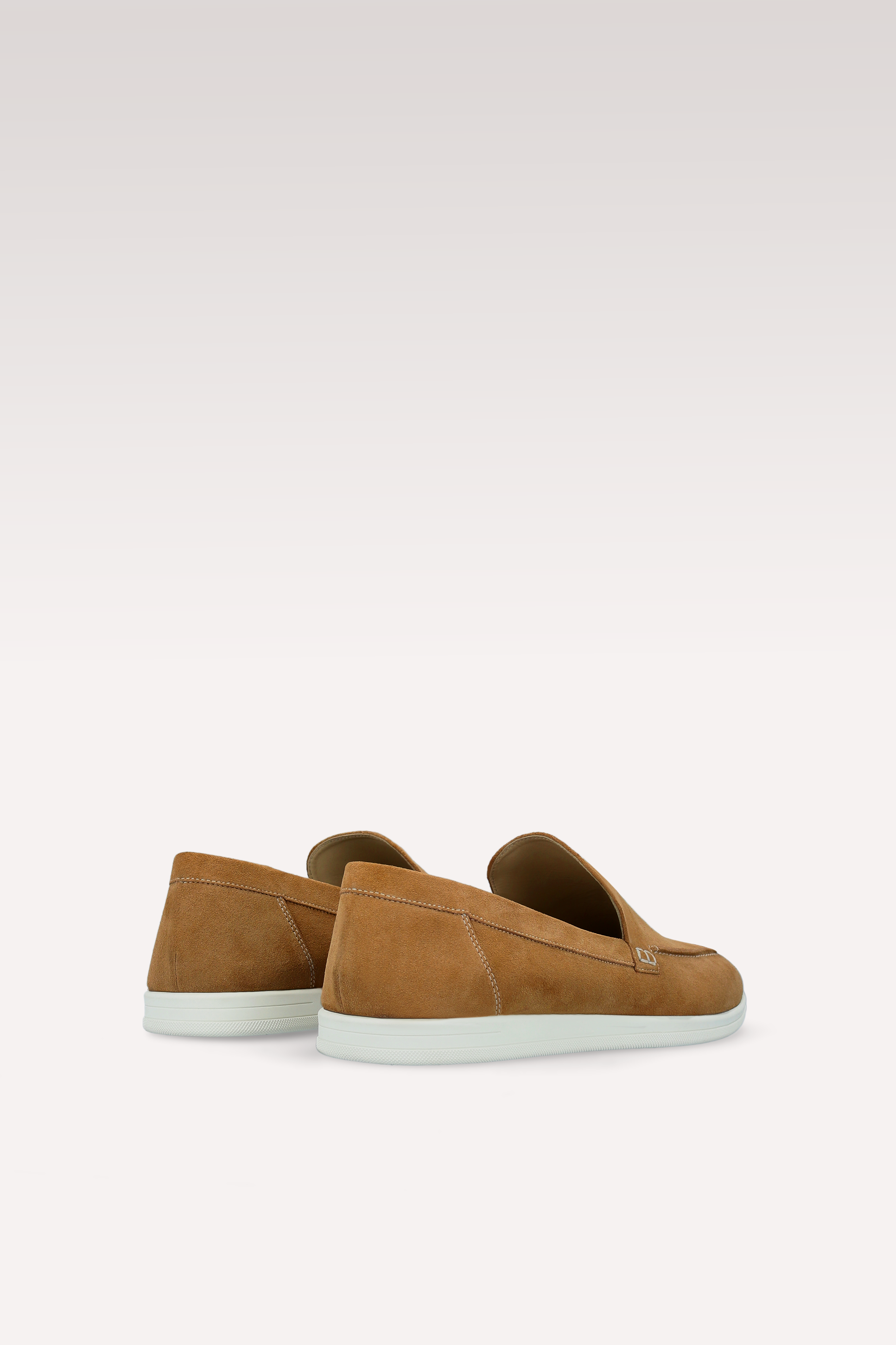SENNA TABACCO SUEDE LEATHER LOAFERS