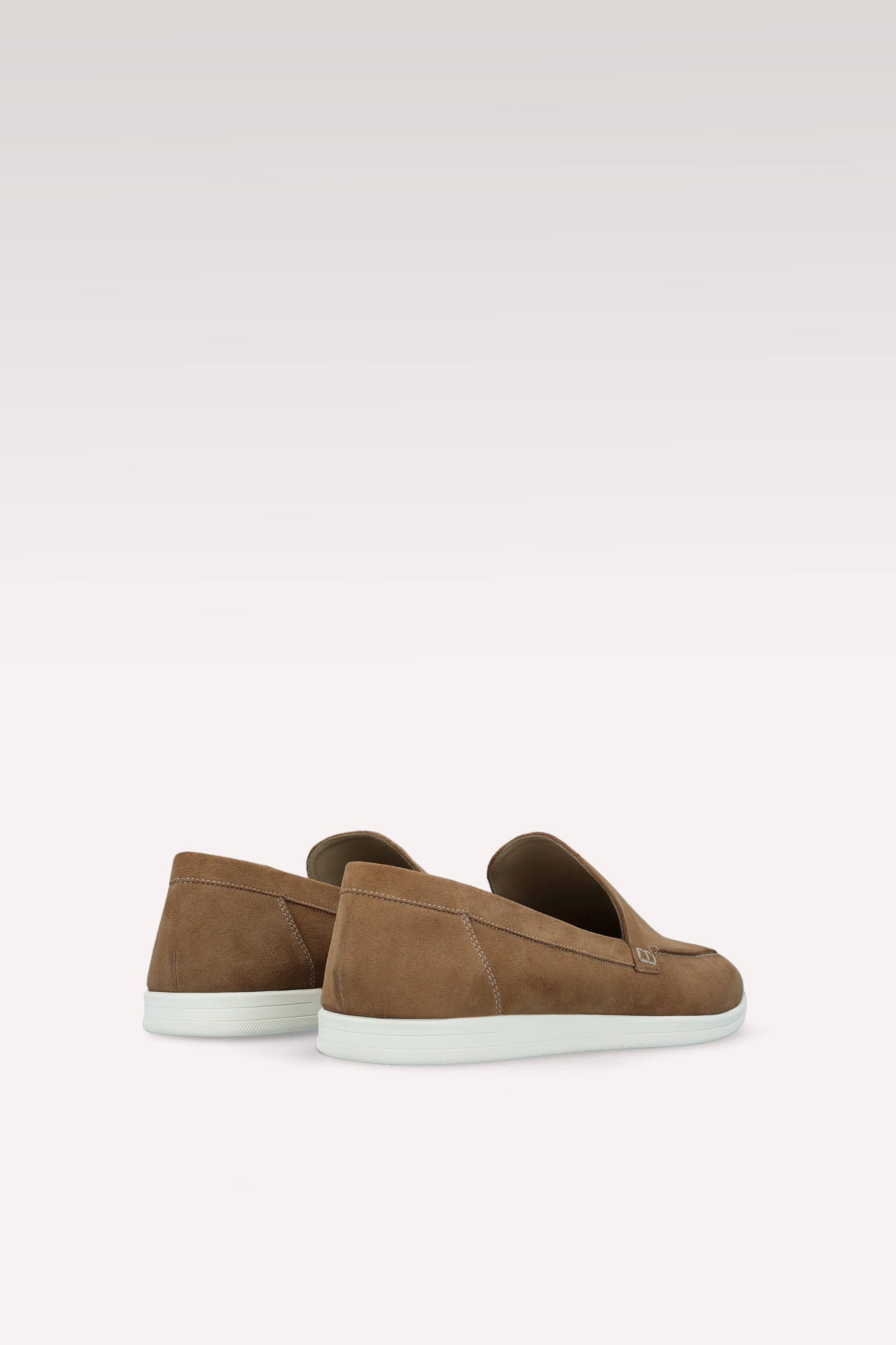 SENNA CHOCOLATE BROWN SUEDE LEATHER LOAFERS