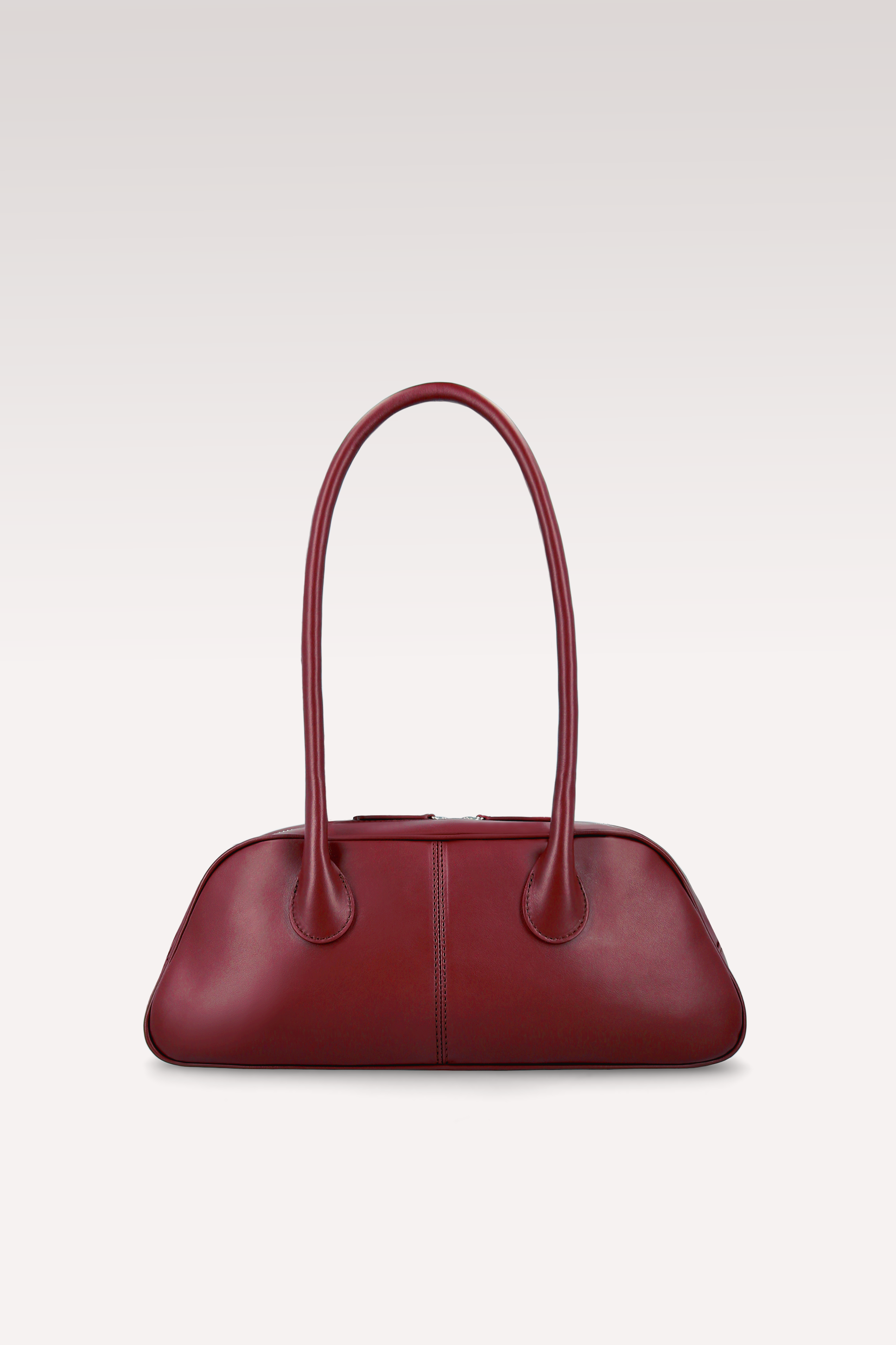 BORSA A TRACOLLA NAMI IN PELLE NAPPA BORDEAUX
