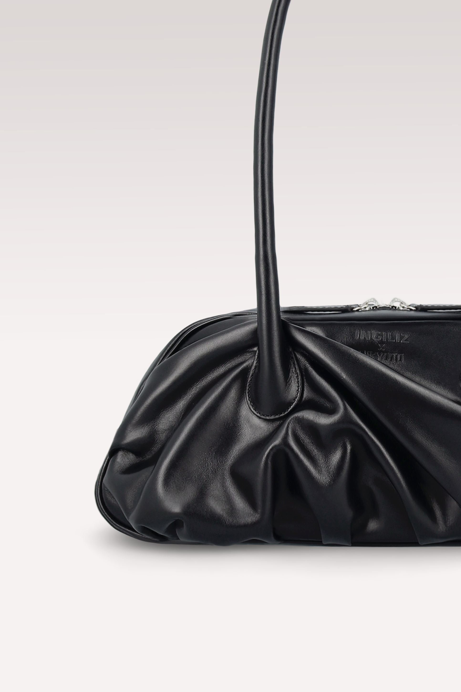 NAMI BLACK NAPPA LEATHER SHOUDER BAG