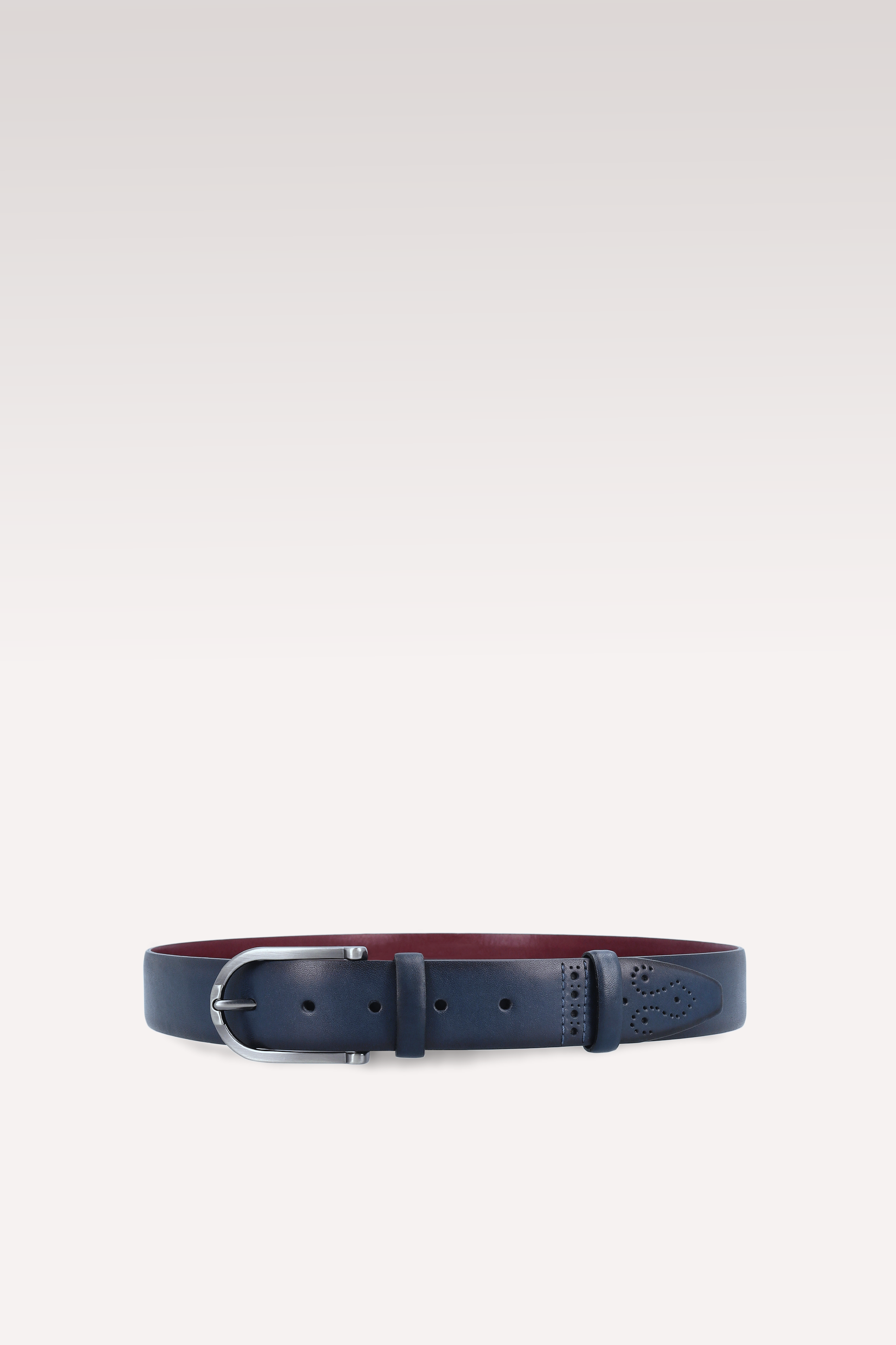 ALEN BLUE CALF LEATHER BELT
