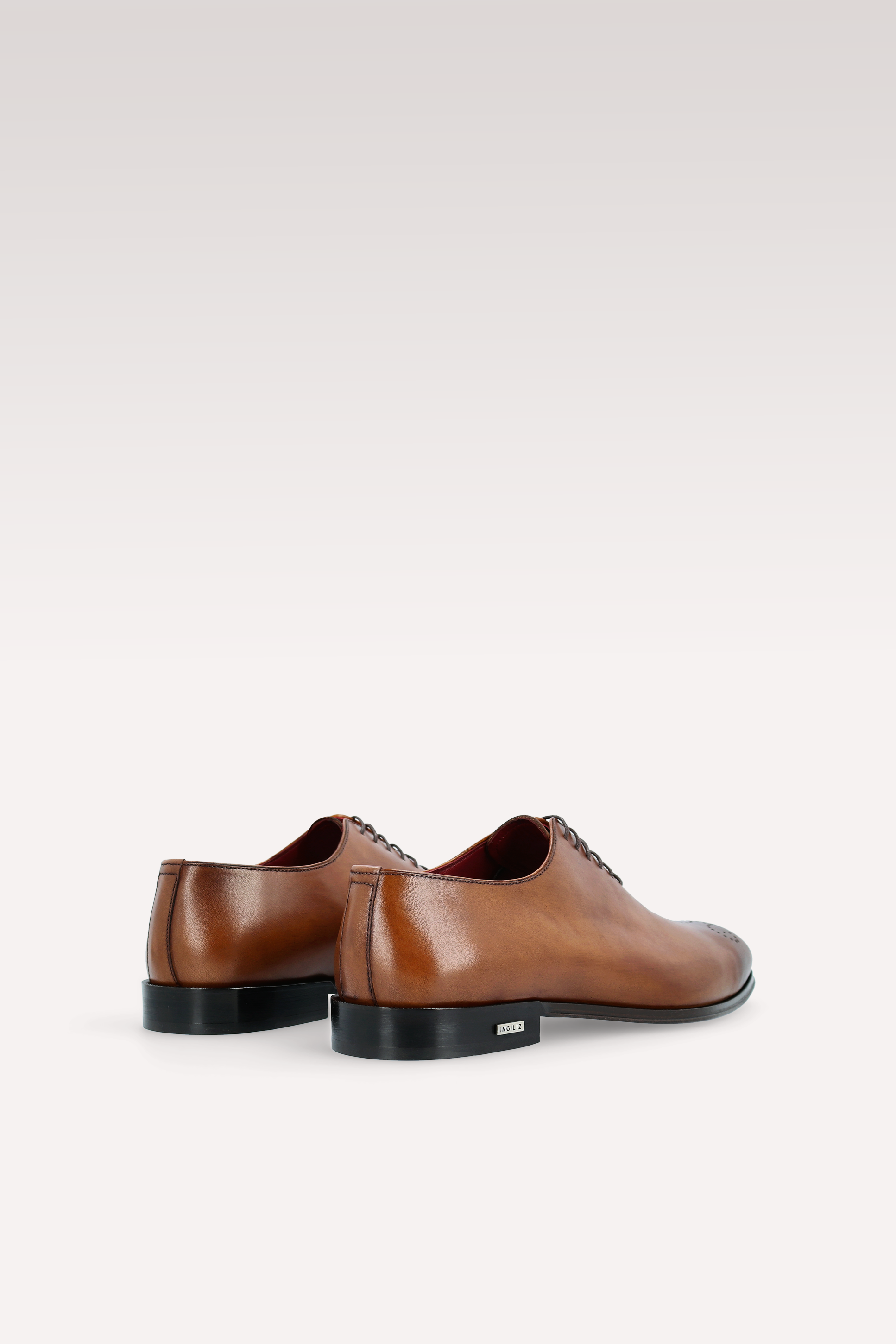 PRATO 01 brown leather oxford shoes