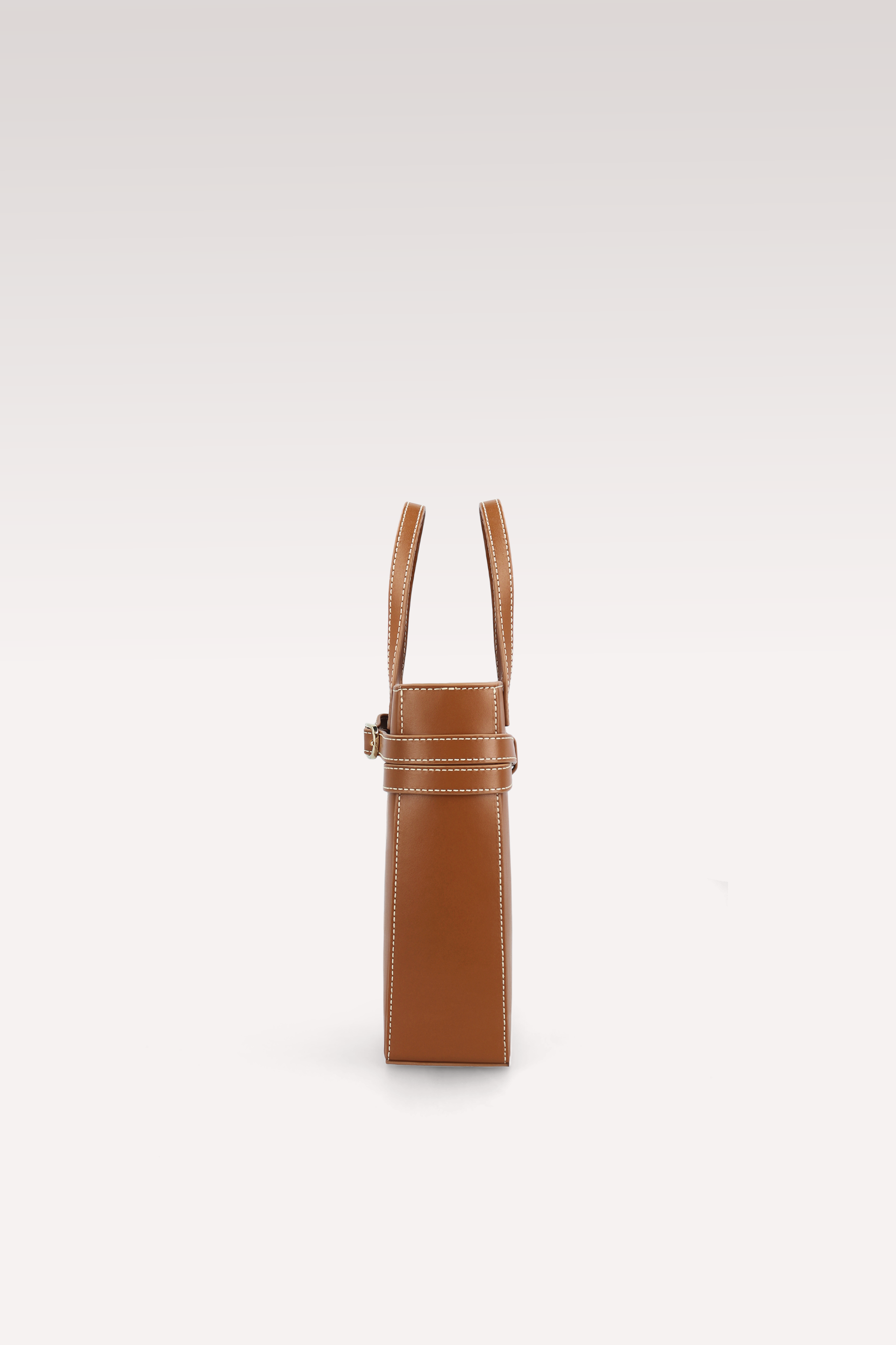 CARRIE BROWN NAPPA LEATHER CROSSBODY BAG