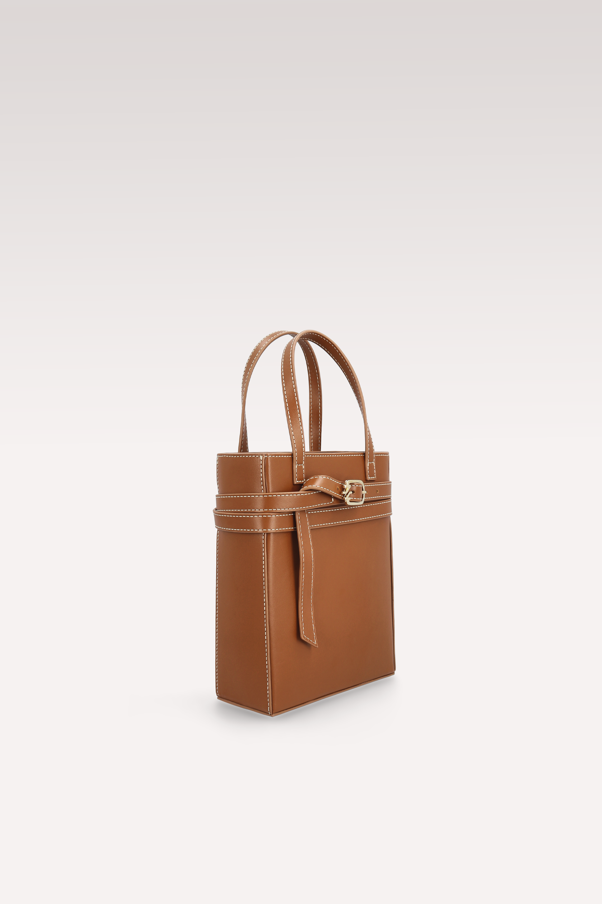 CARRIE BROWN NAPPA LEATHER CROSSBODY BAG