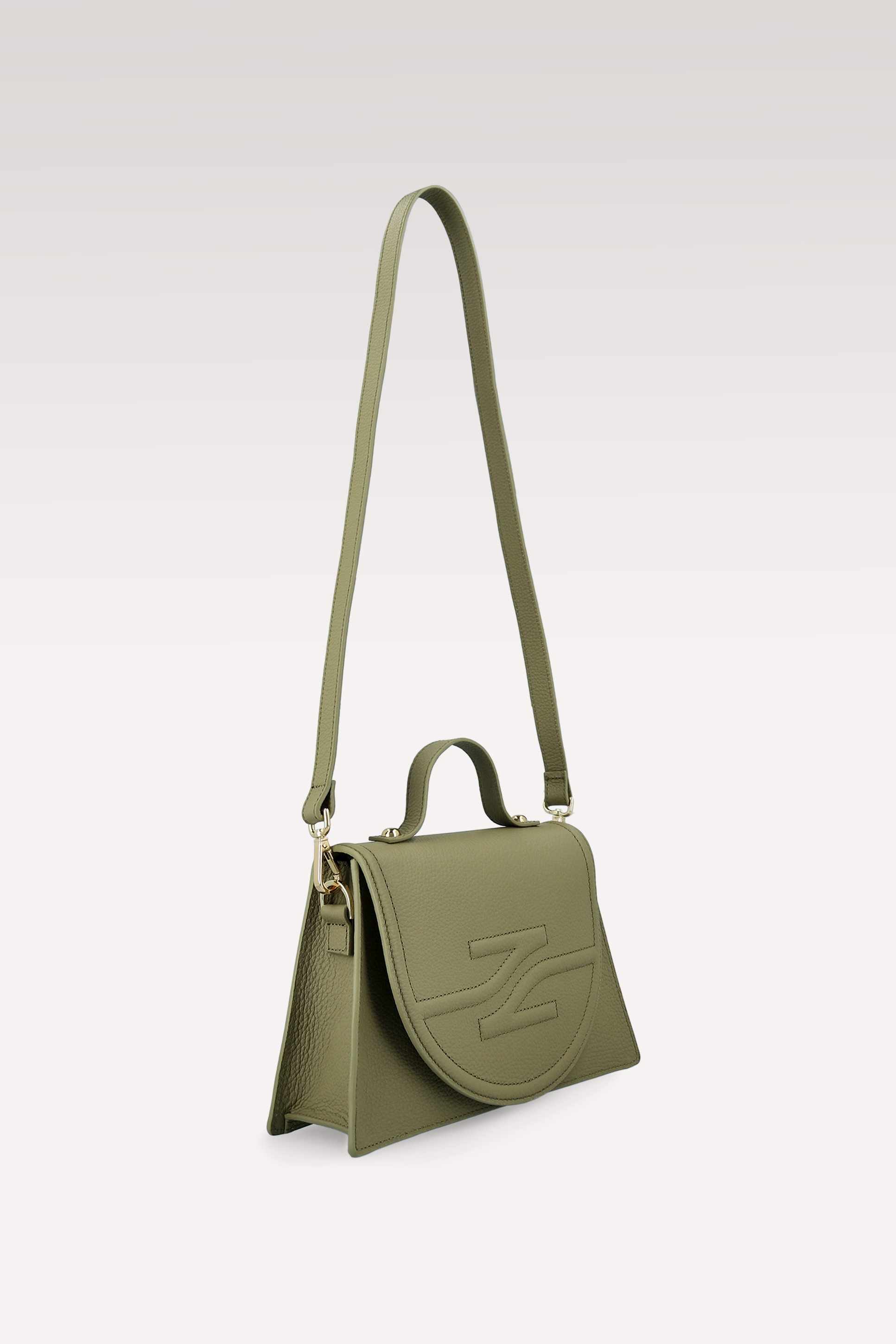 COLETTE OLIVE NAPPA LEATHER CROSSBODY BAG