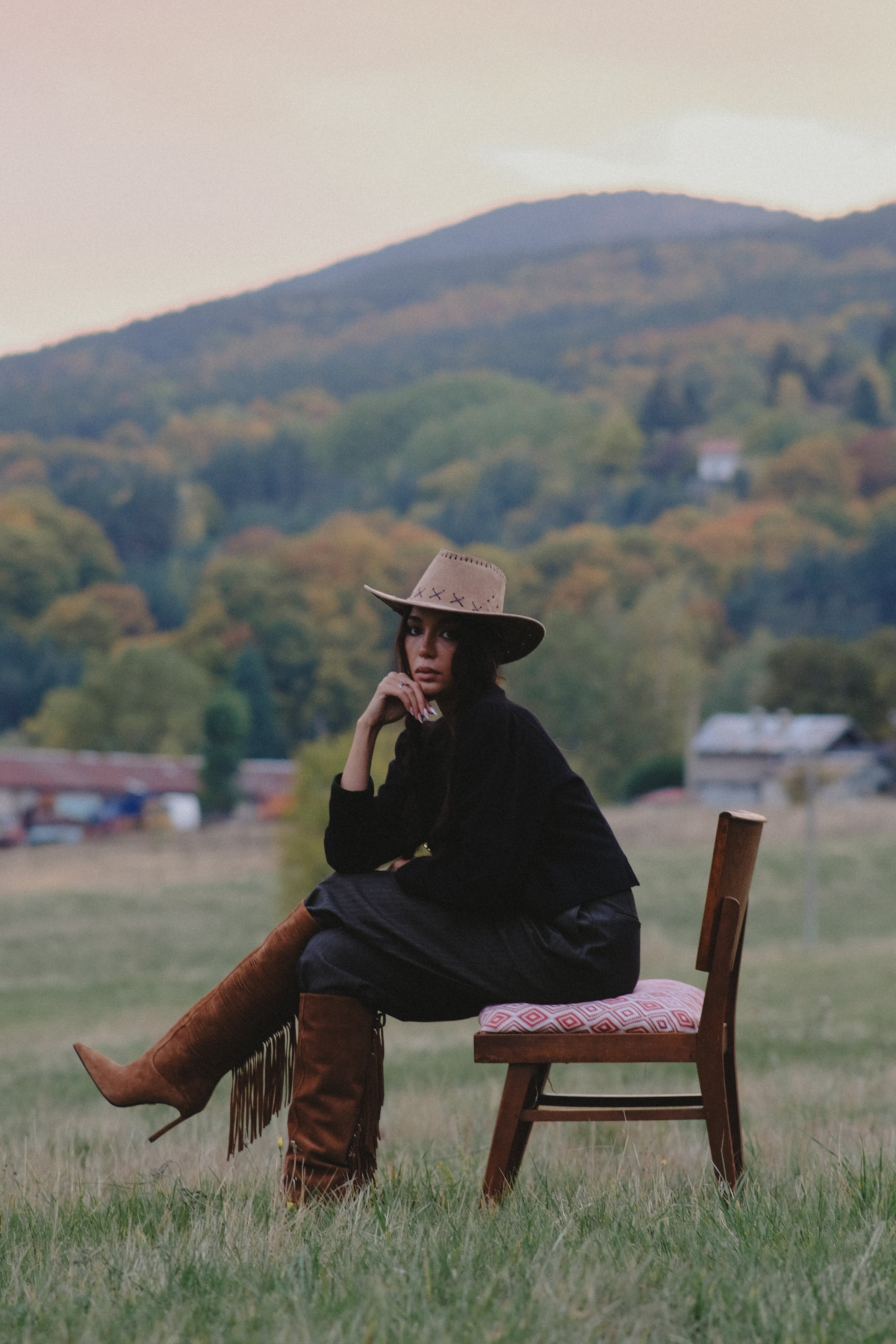 NIKITA BROWN SUEDE LEATHER BOOTS