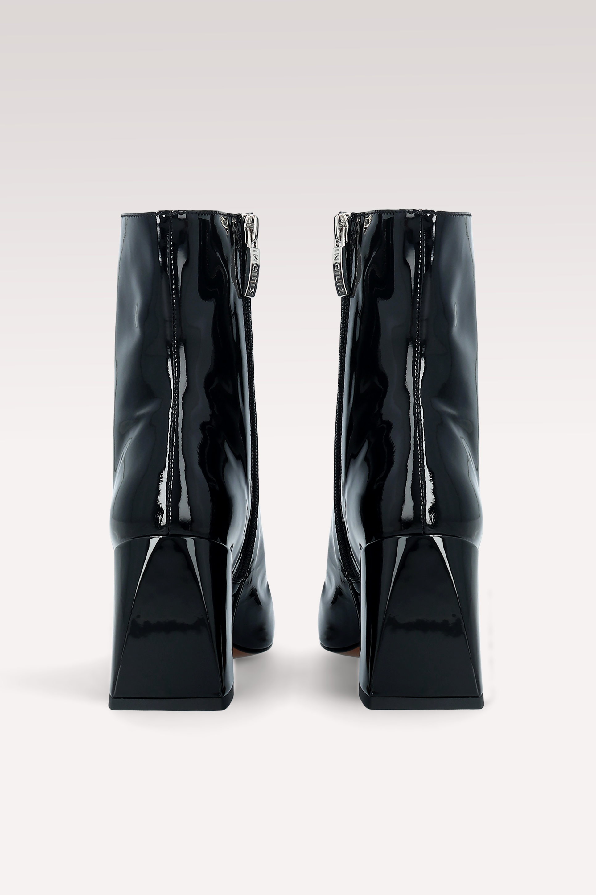 JOLIE 01 BLACK PATENT LEATHER ANKLE BOOTS