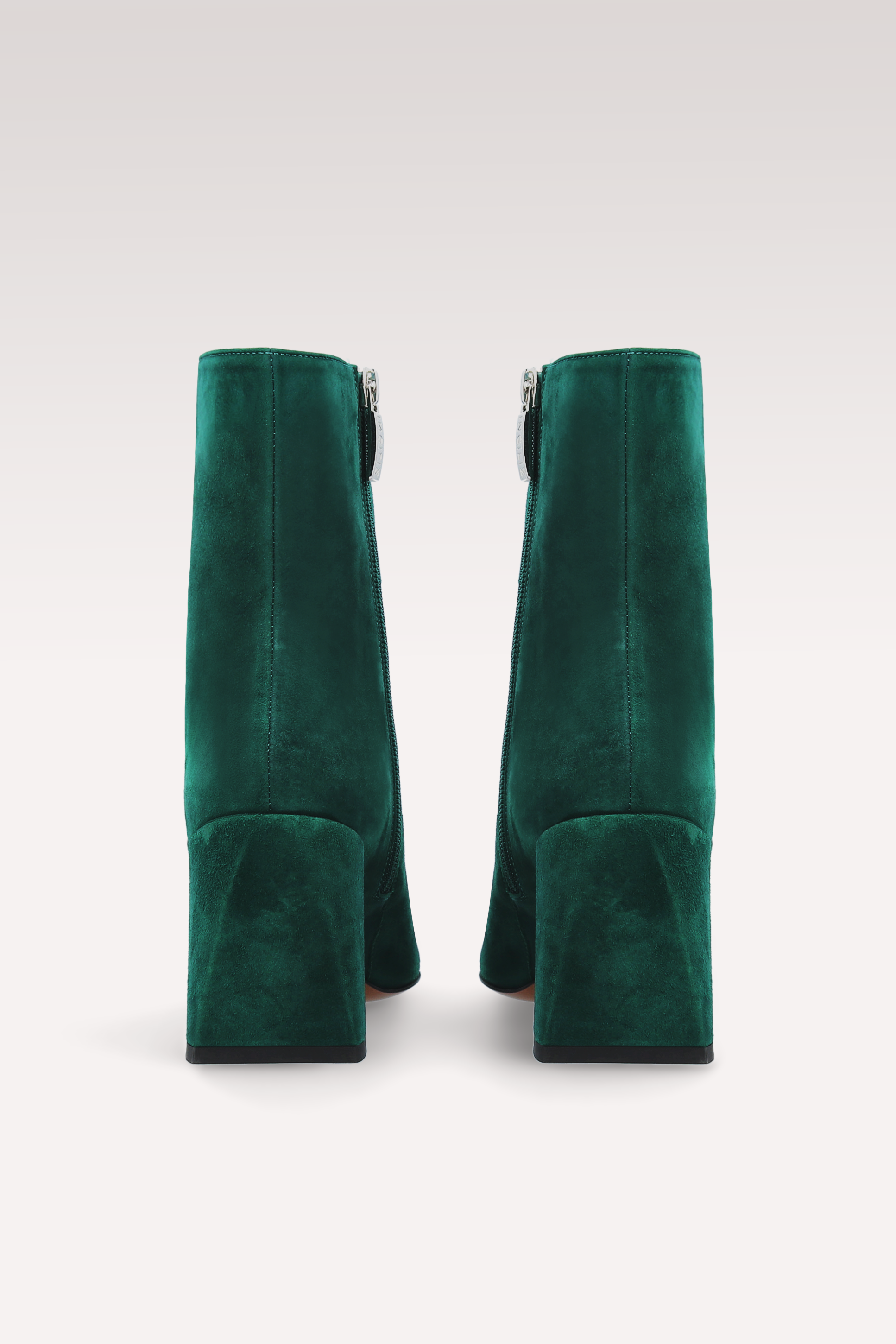 JOLIE 01 MOSS GREEN SUEDE LEATHER ANKLE BOOTS