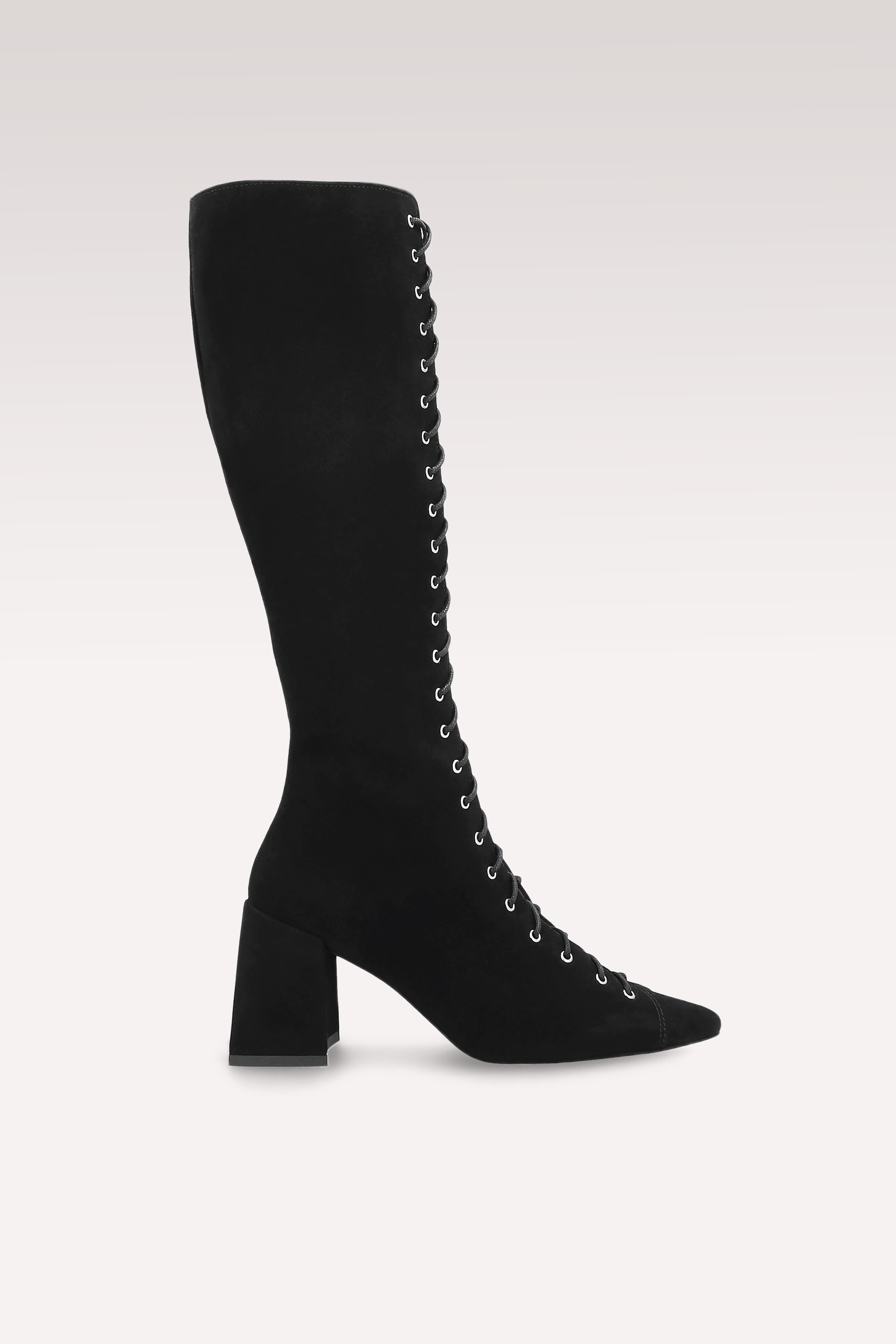 MONICA 03 BLACK SUEDE LEATHER BOOTS