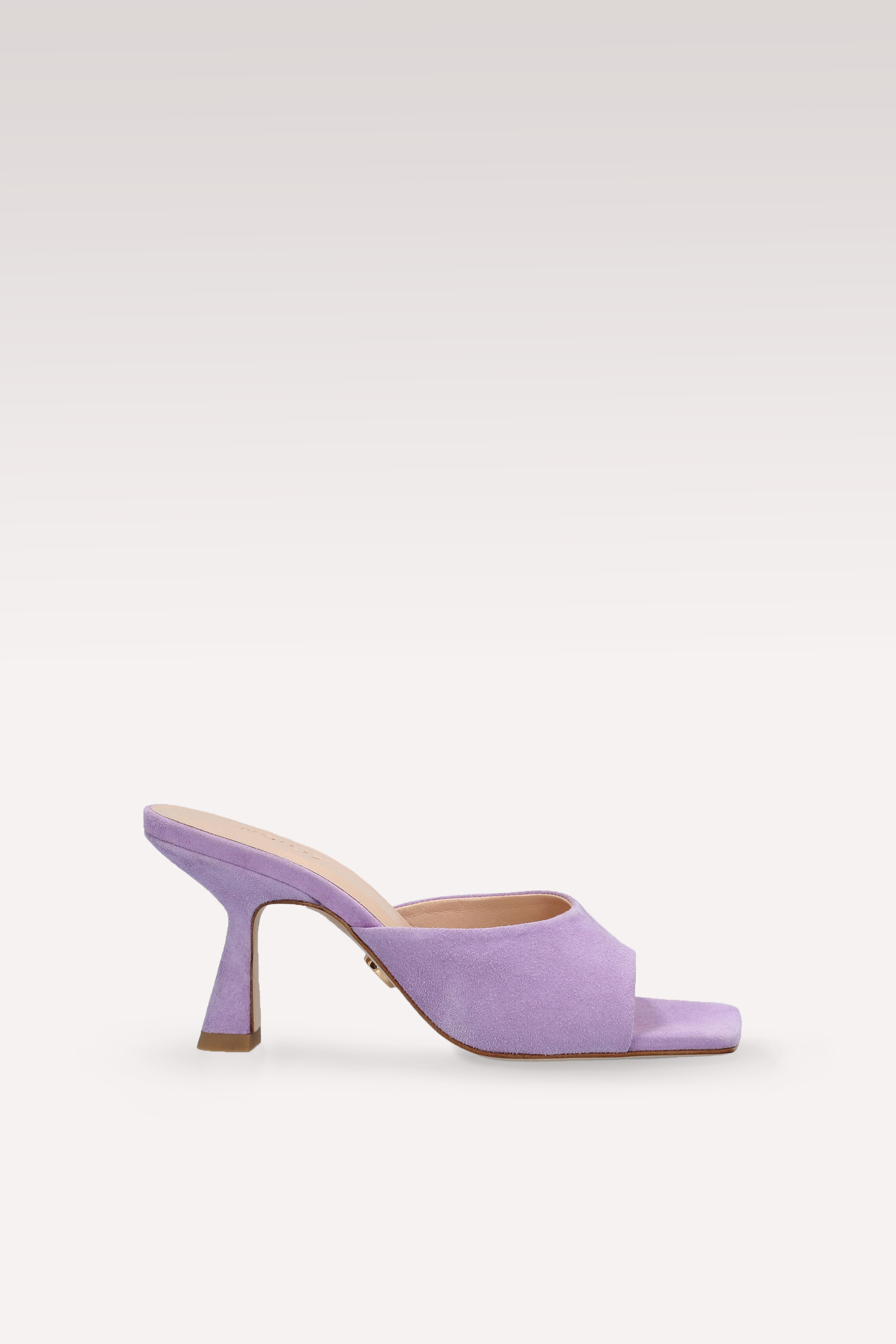 RENY PURPLE SUEDE LEATHER MULES