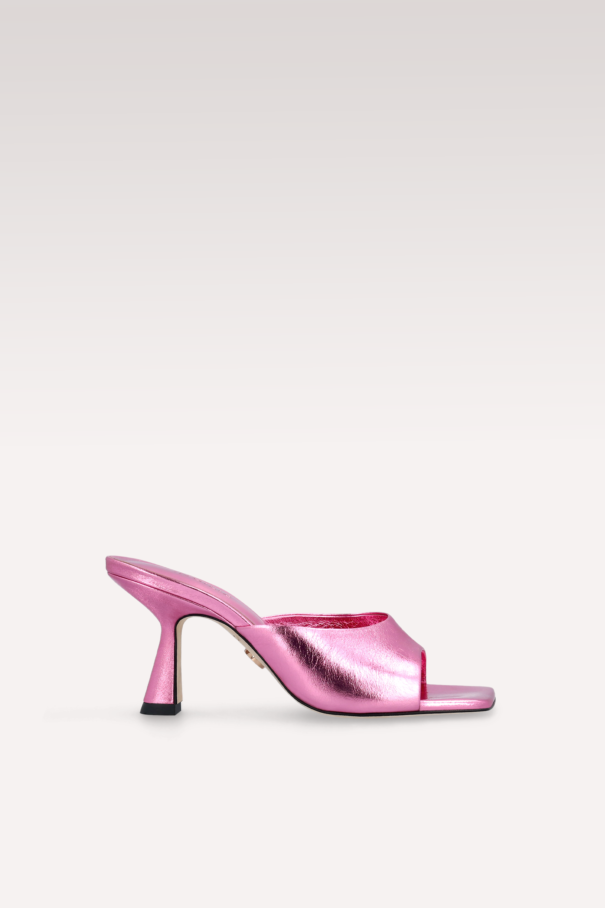 RENY PINK METALLIC LEATHER MULES