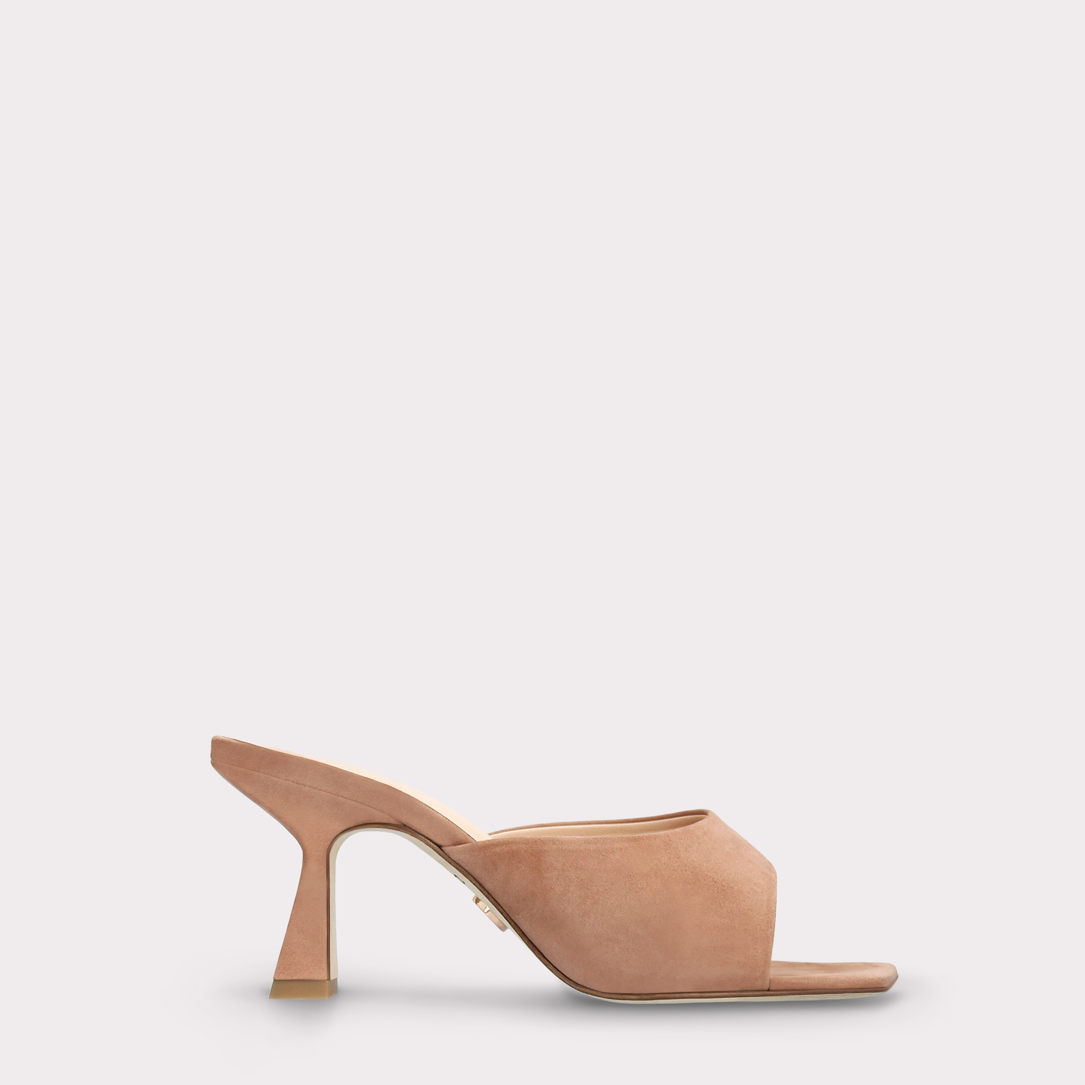 RENY BROWN SUEDE LEATHER MULES