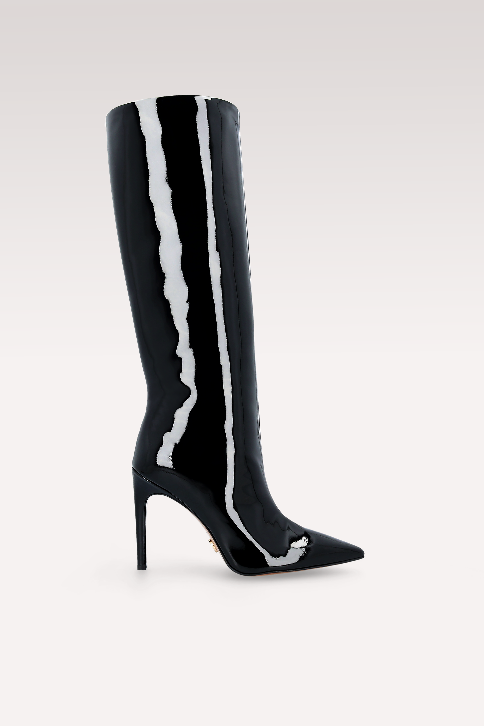 ANASTASIA 02 BLACK PATENT LEATHER BOOTS