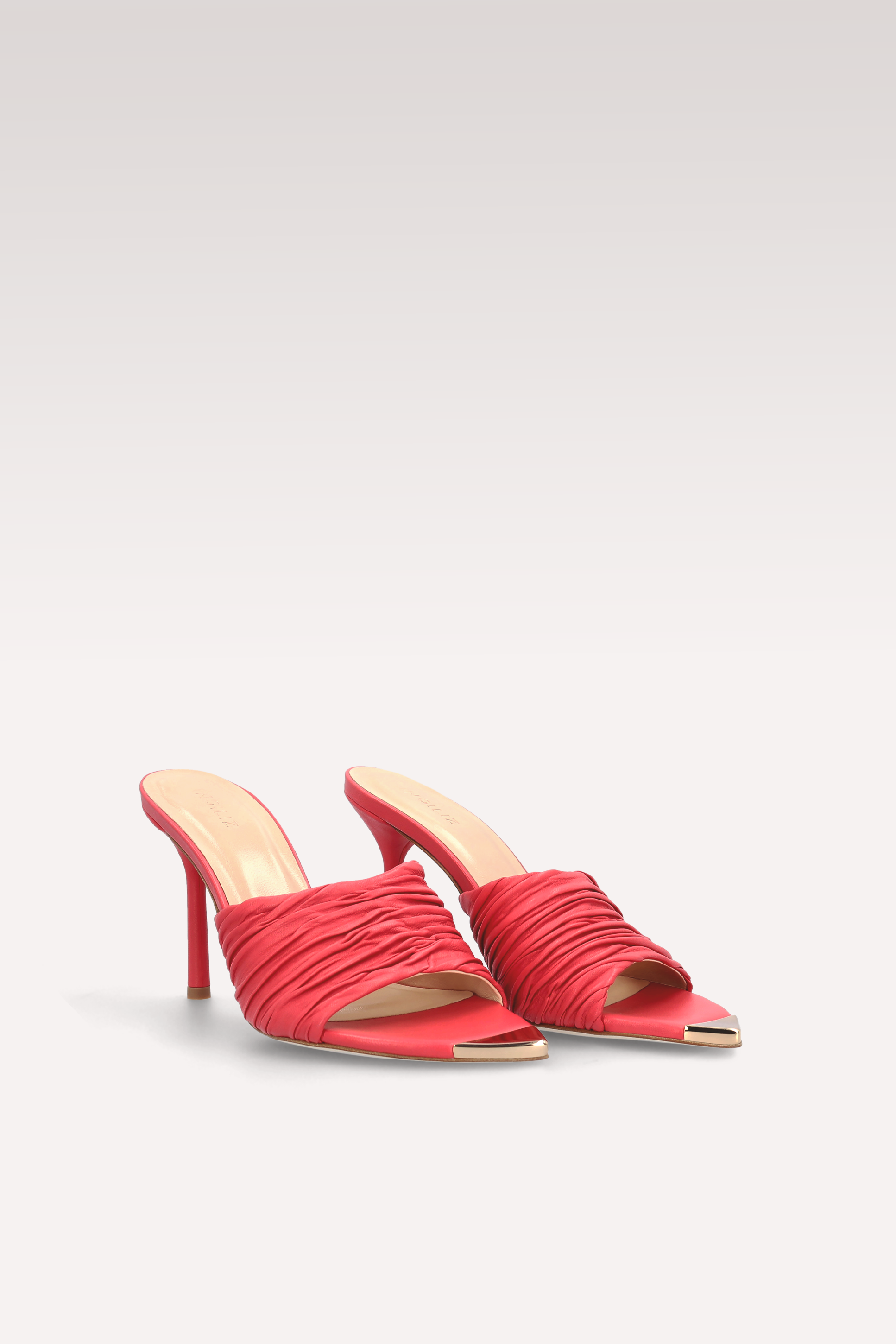 ANNY 03 FUCHSIA LEATHER SANDALS