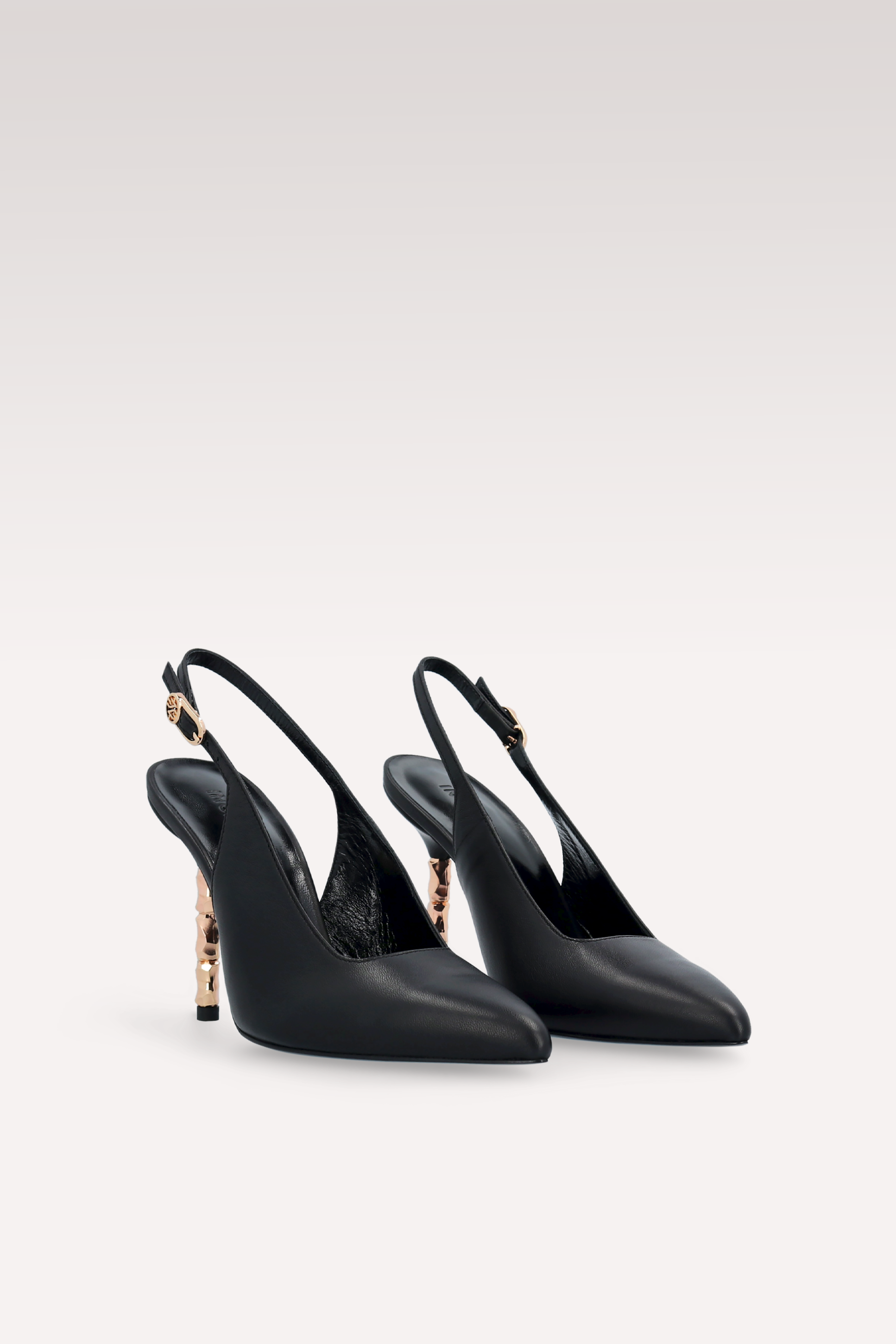 ASTRID 100 BLACK LEATHER PUMPS