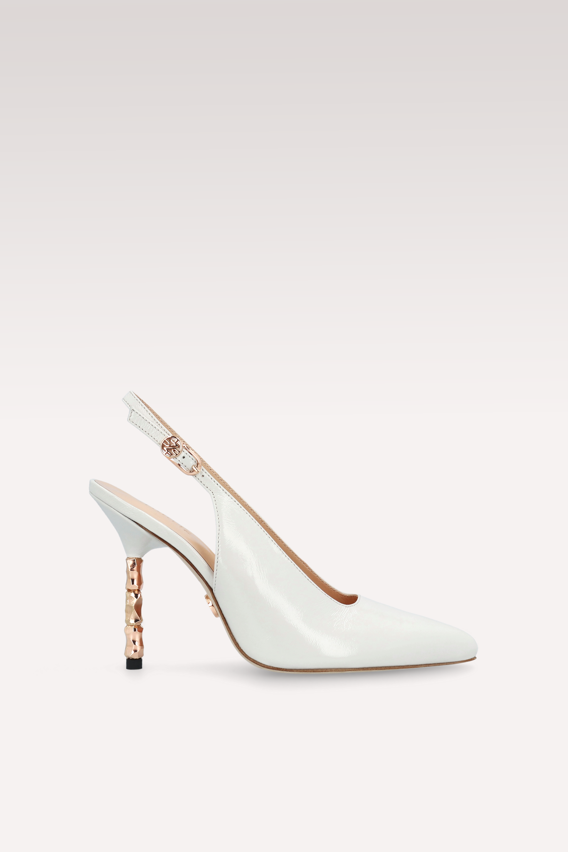 ASTRID 100 IVORY LEATHER PUMPS