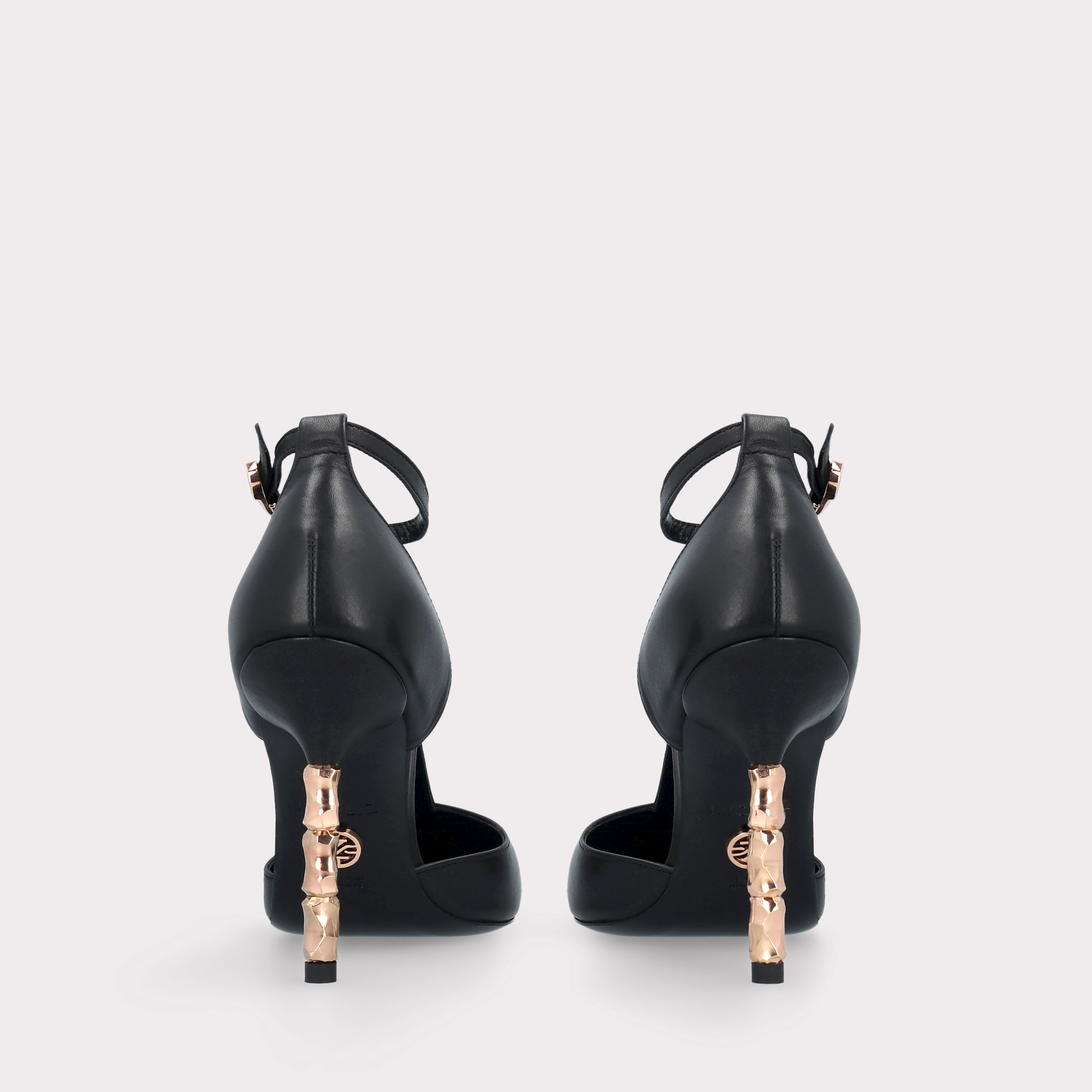 ASTRID 101 BLACK LEATHER PUMPS