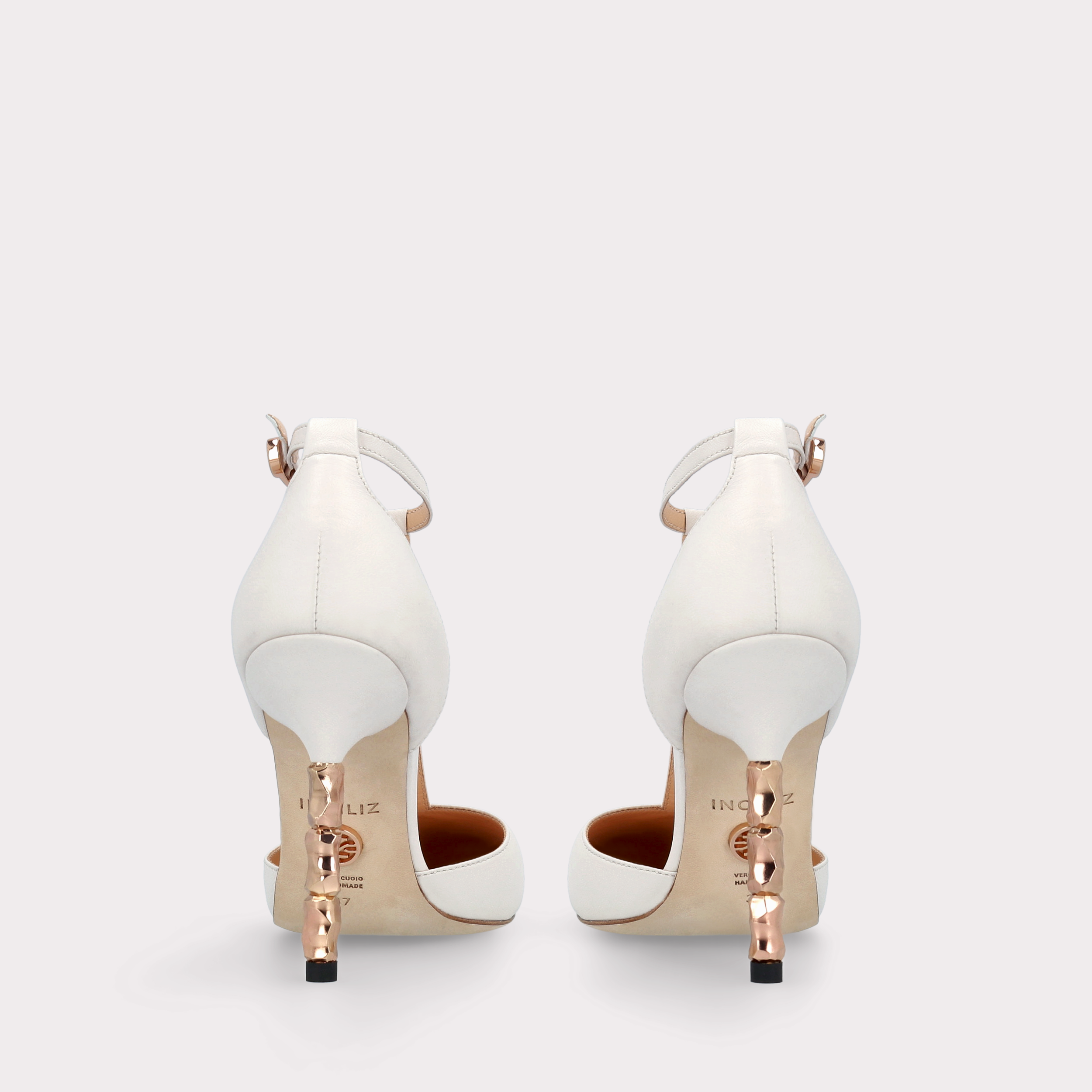 ASTRID 101 IVORY LEATHER PUMPS