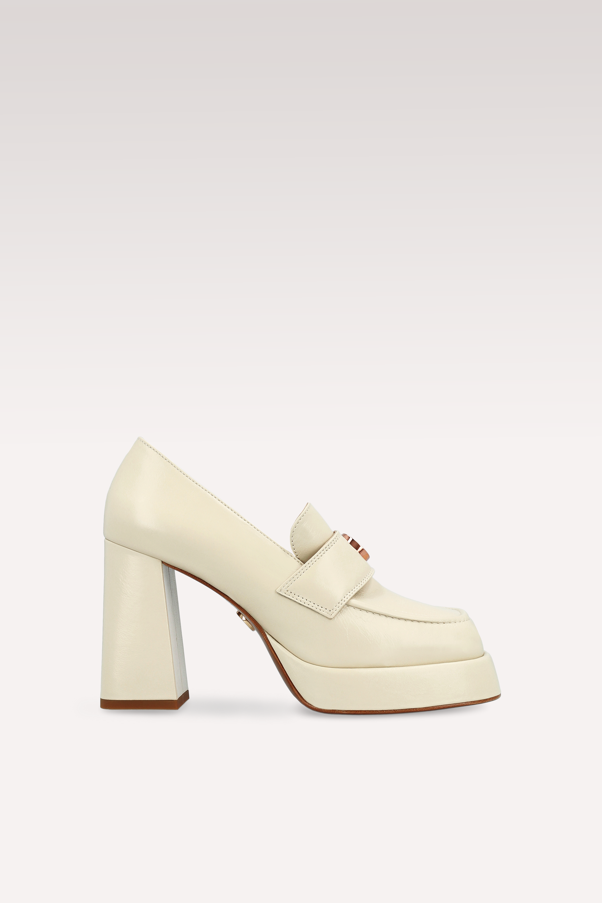 CINDY MOK 02 TOFU NAPPA LEATHER PLATFORM PUMPS