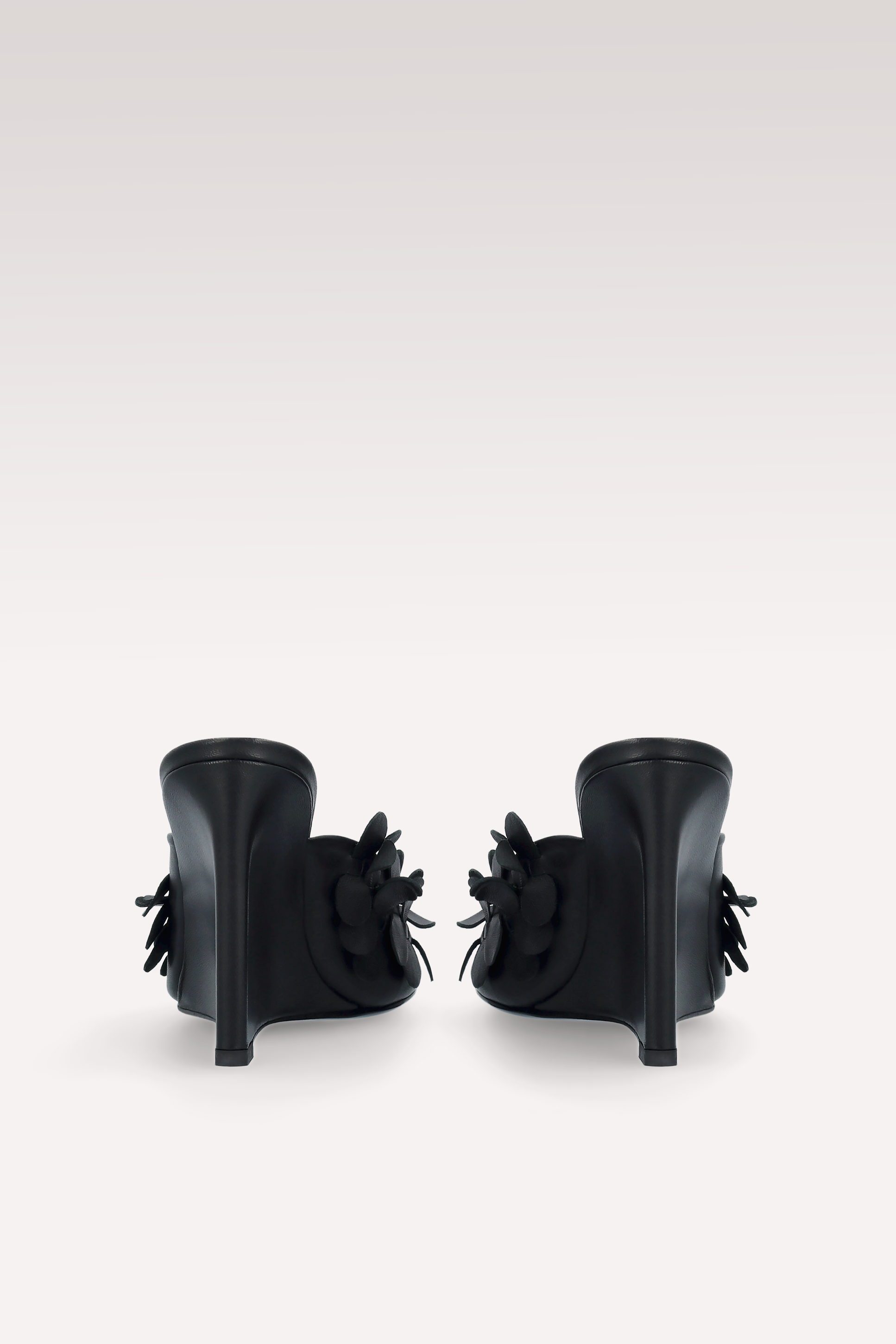 ZILLY 01 BLACK LEATHER MULES