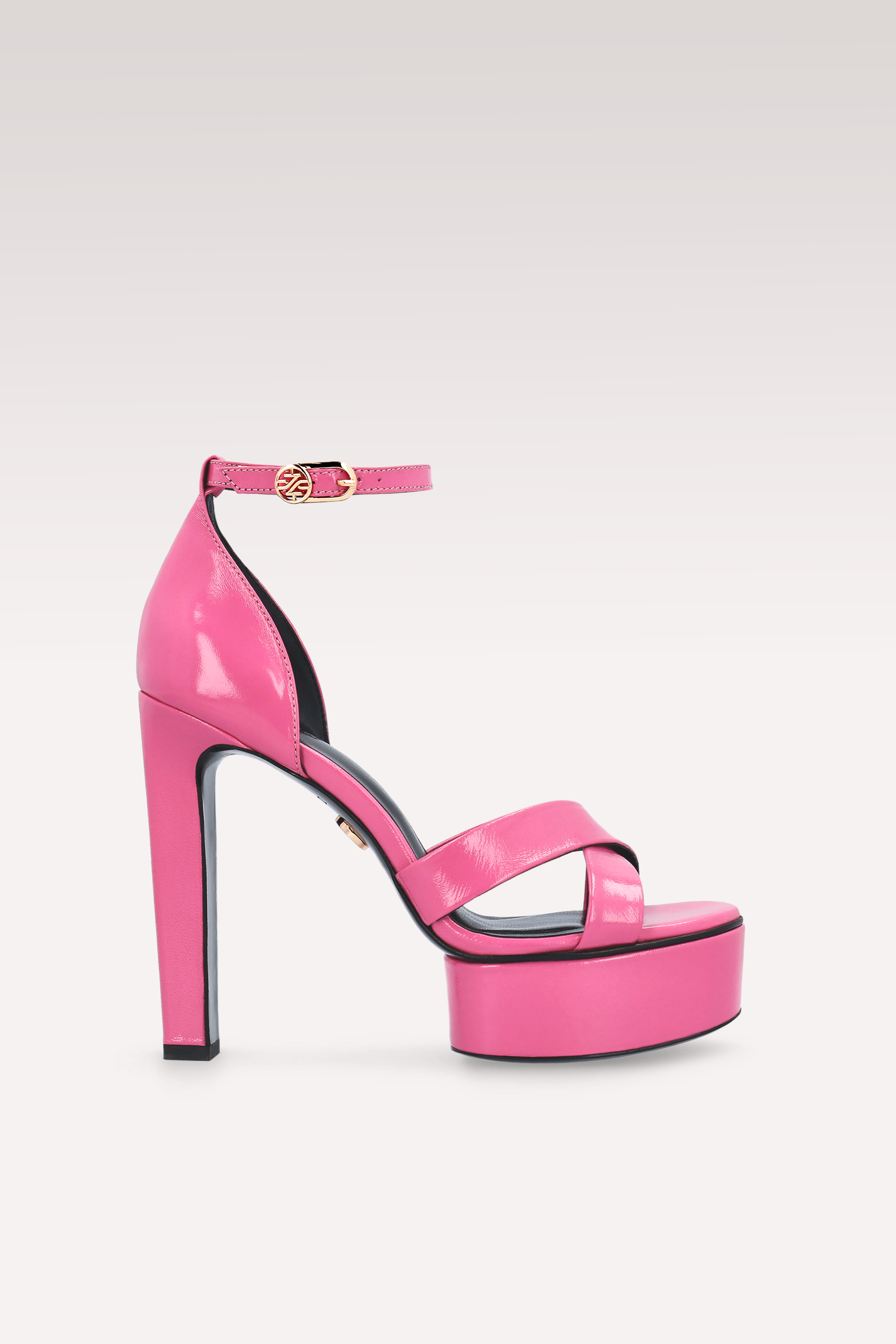 PATTY 03 FUCHSIA LEATHER SANDALS