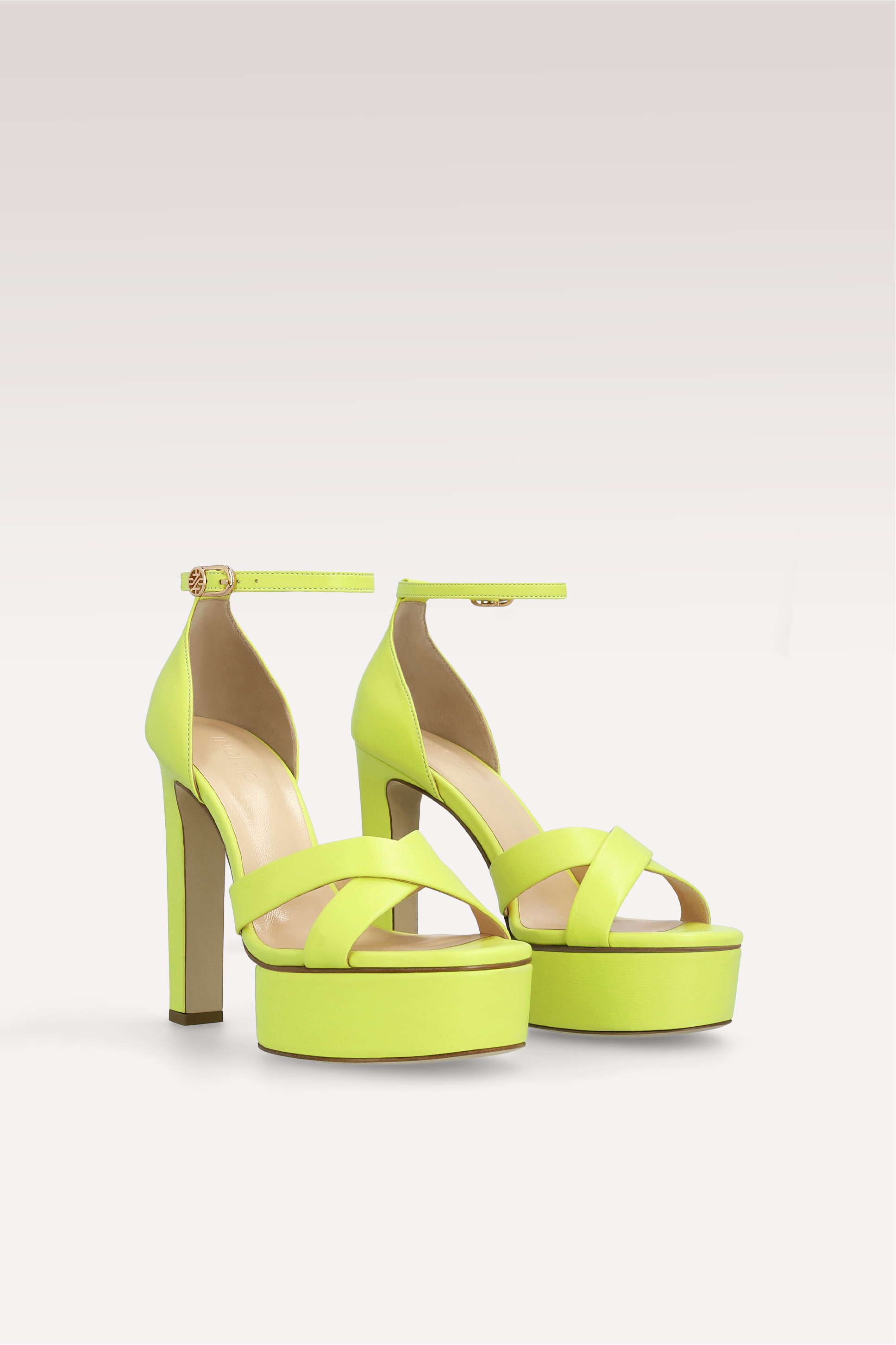 PATTY 03 KIWI COLADA LEATHER SANDALS