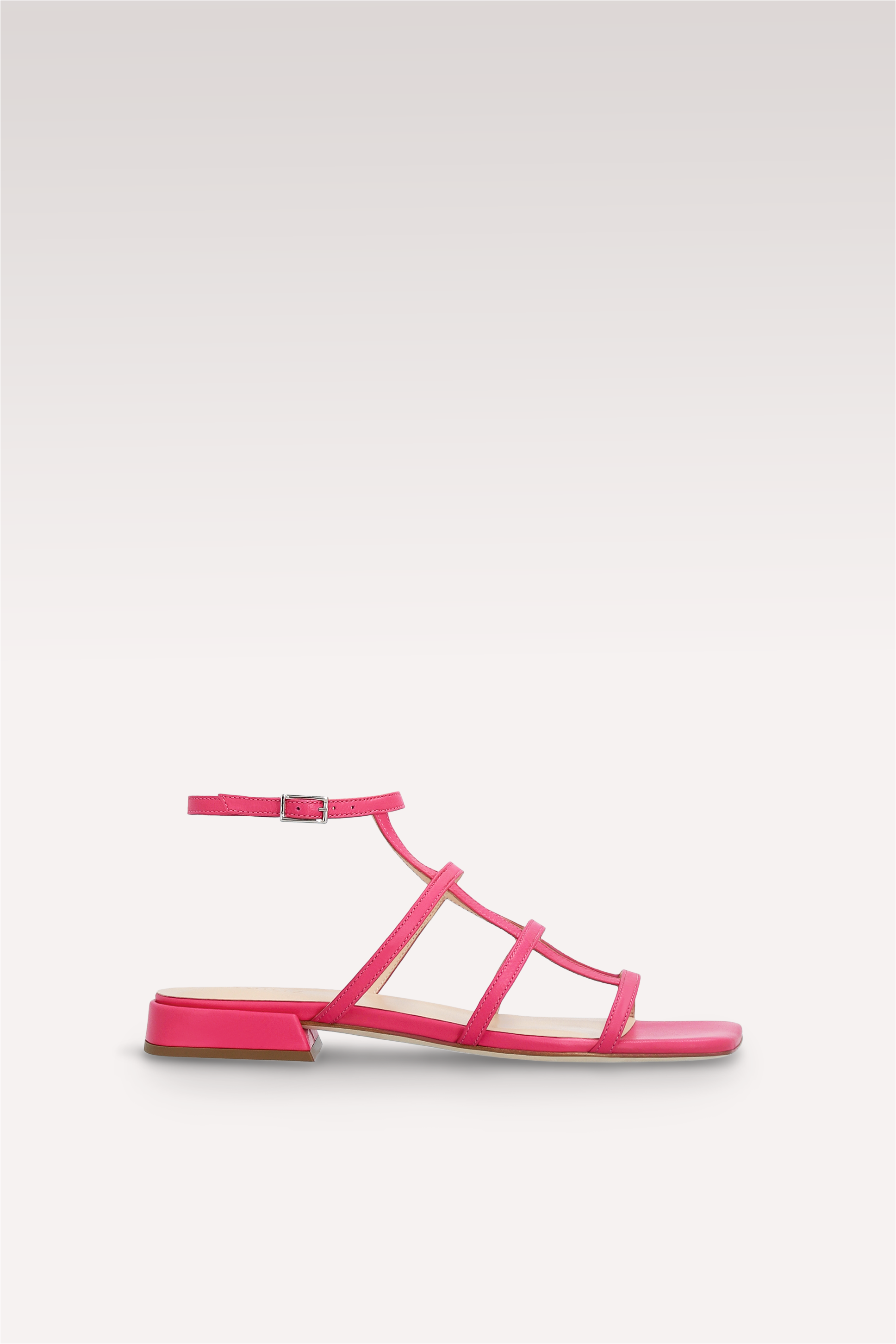 LYLA CYCLAMEN LEATHER SANDALS