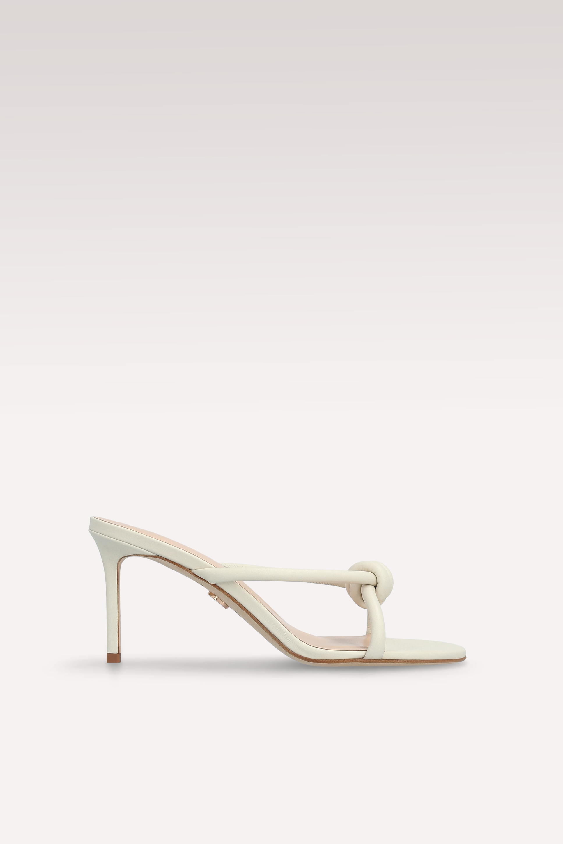 HEIDI BEIGE LEATHER MULES